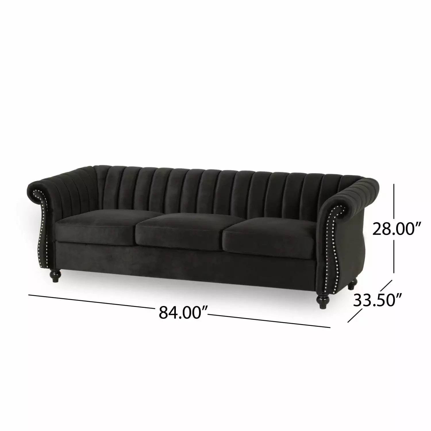 Miekor Furniture 3 Seater Sofa B3A355 Living Room