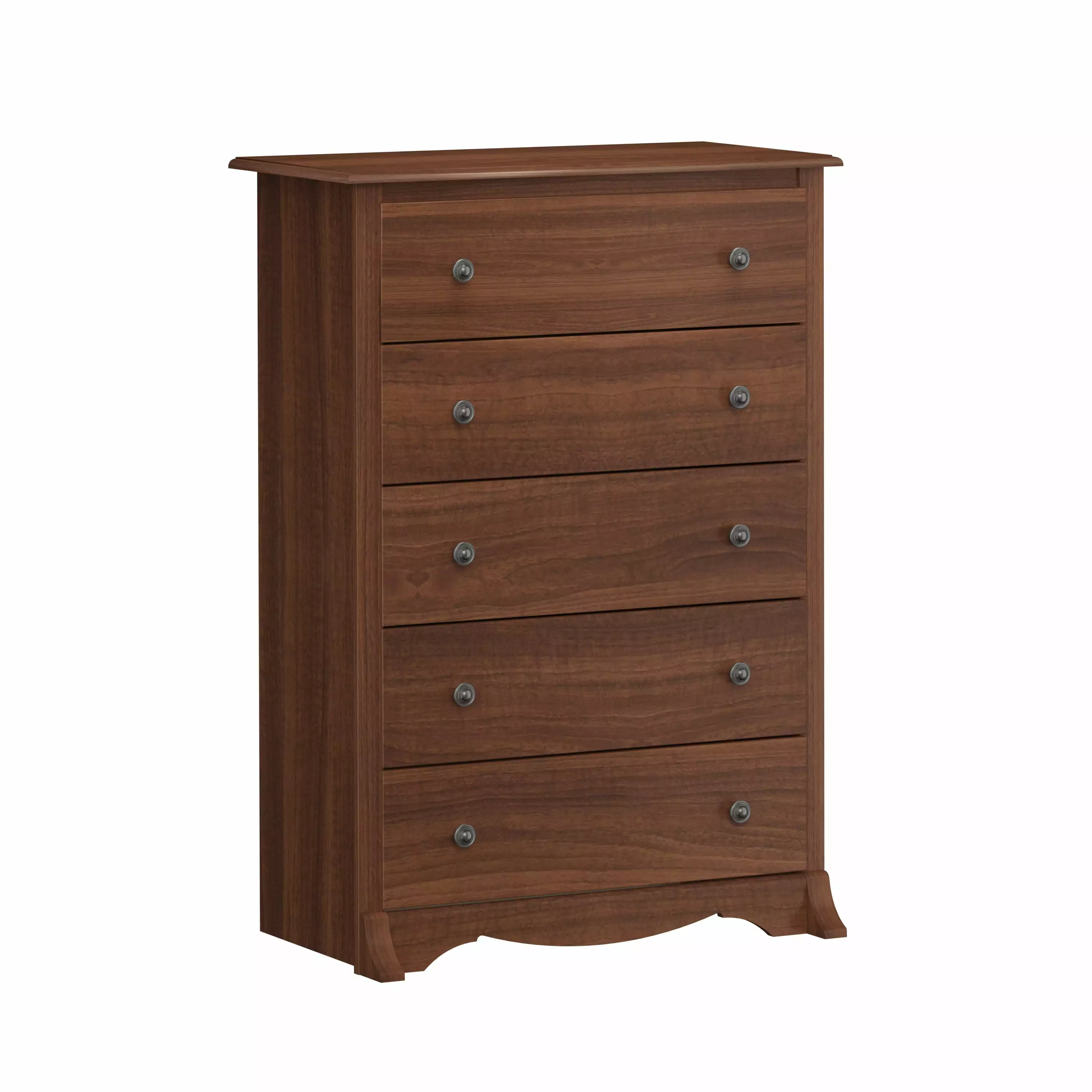 Monterey Five-drawer Chest Cherry Finish PREPAC RTA STORAGE & FURNITURE