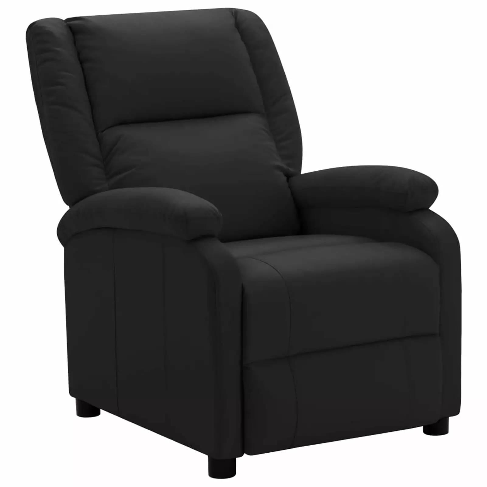 Suzicca Black Faux Leather Recliner ammoon