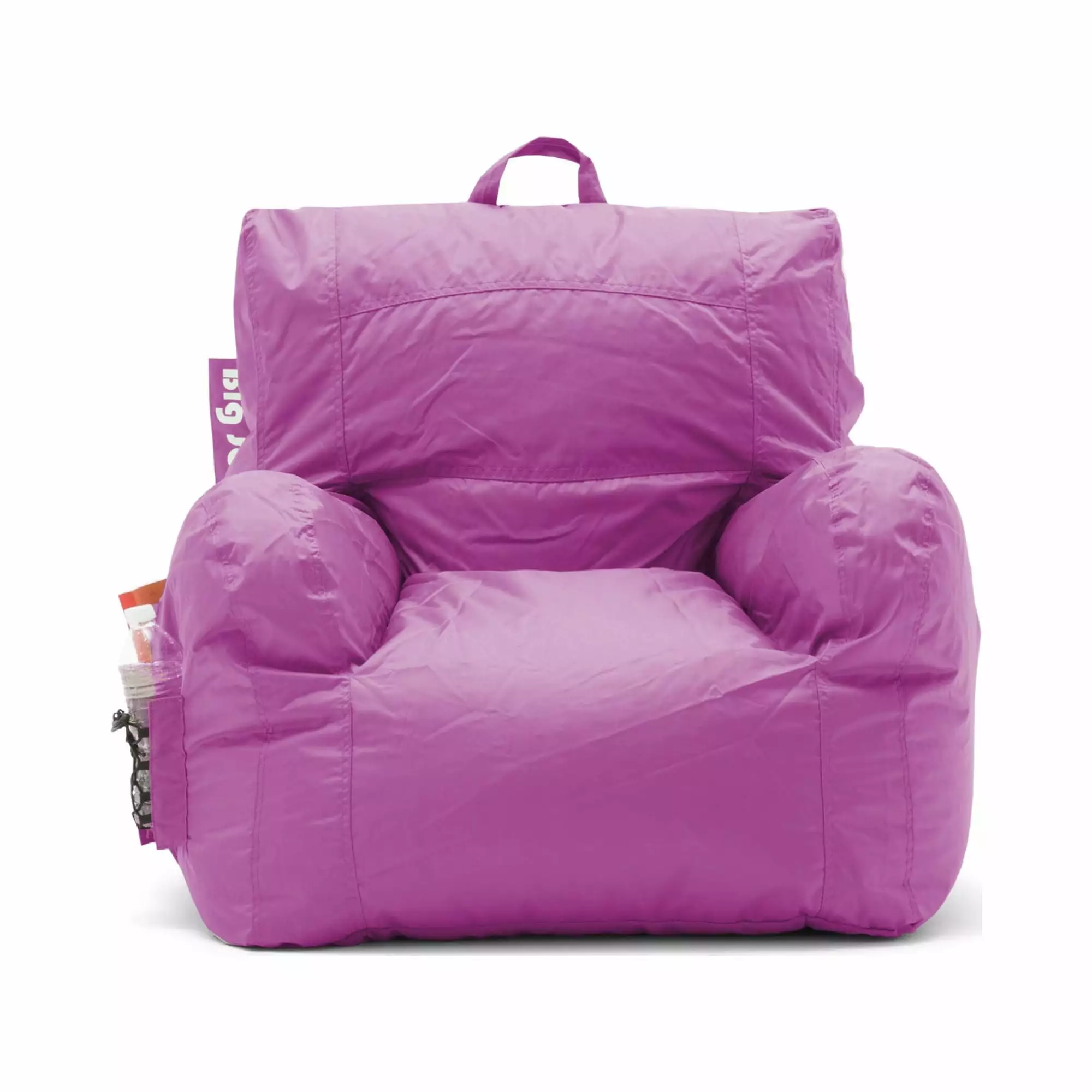 Big Joe Dorm Bean Bag Chair - Radiant Orchid Kids/Teens Bean Bag - 3 Feet Polyester Nylon Blend