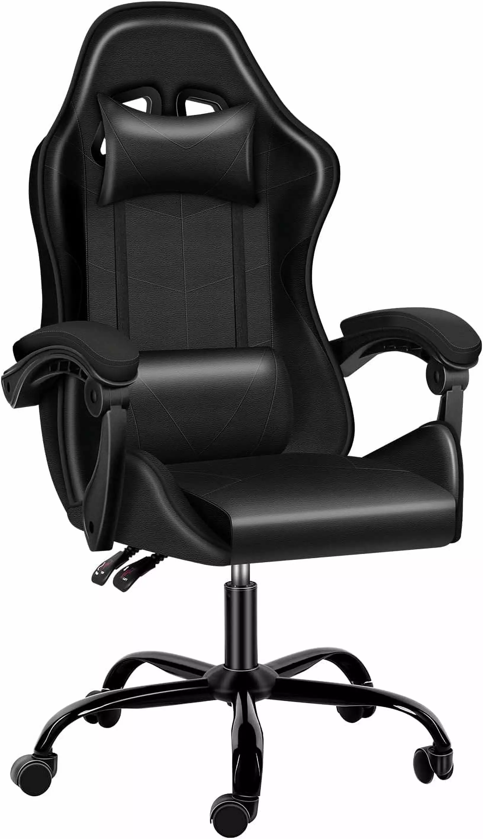Gaming Chair Big and Tall Gamer Chair Racing Style Adjustable Swivel Office Chair Ergonomic Video Game Chairs Headrest and...