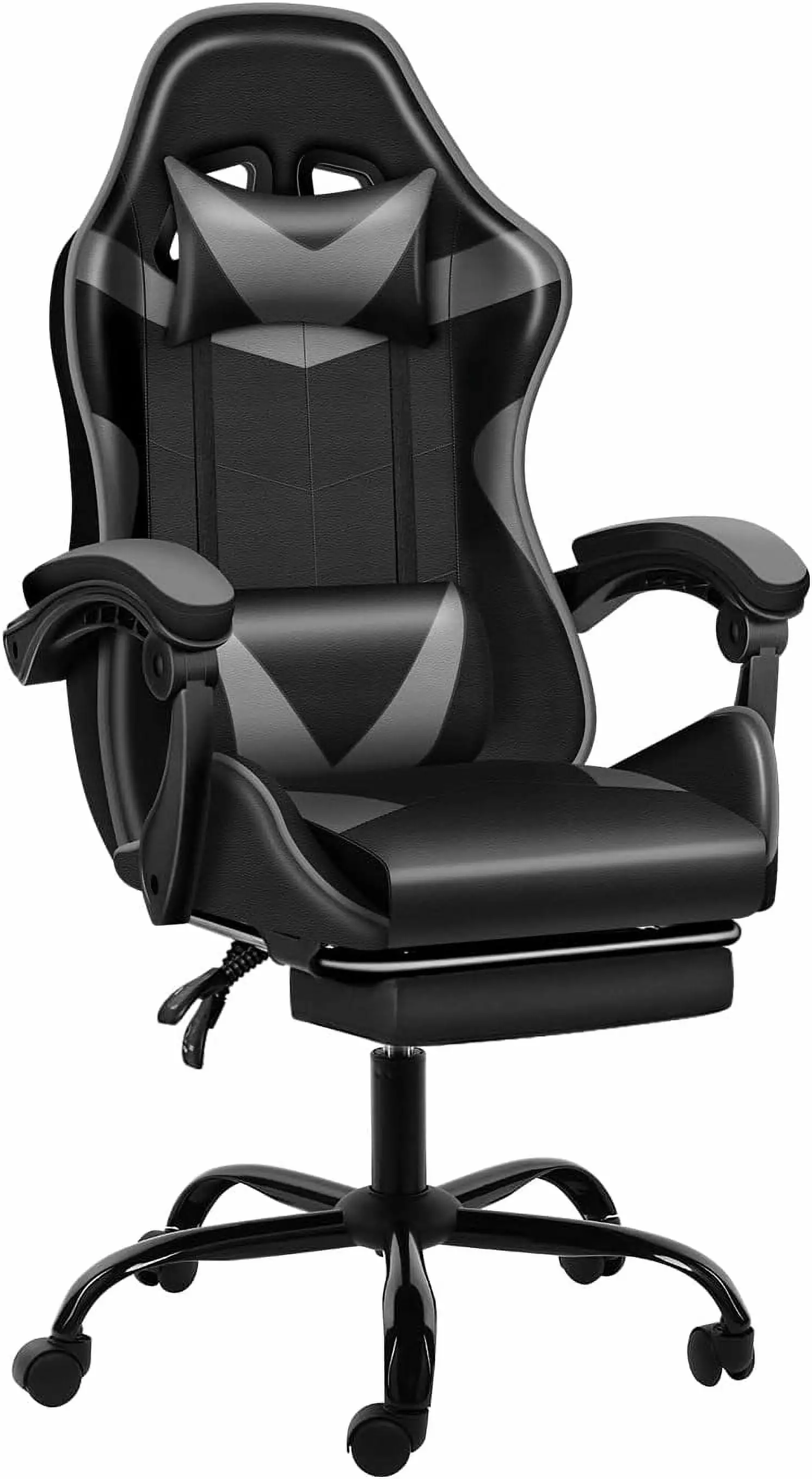 Elegant Gaming Chair Footrest Big Tall Gamer Chair Racing Style Adjustable Swivel Office Chair Ergonomic Video Game Chair ...