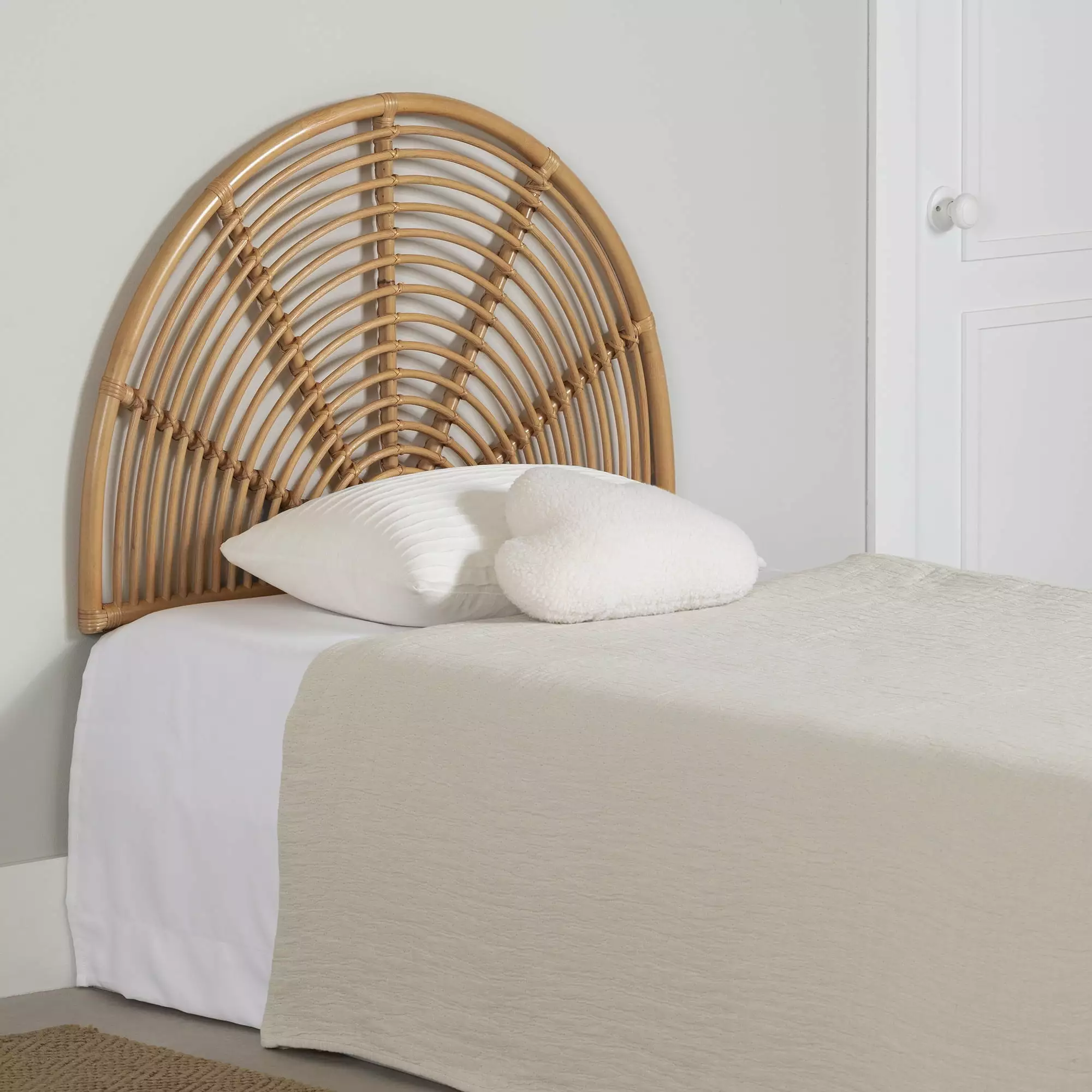 South Shore Bloom Bohemian Harmony Headboard Twin Beige