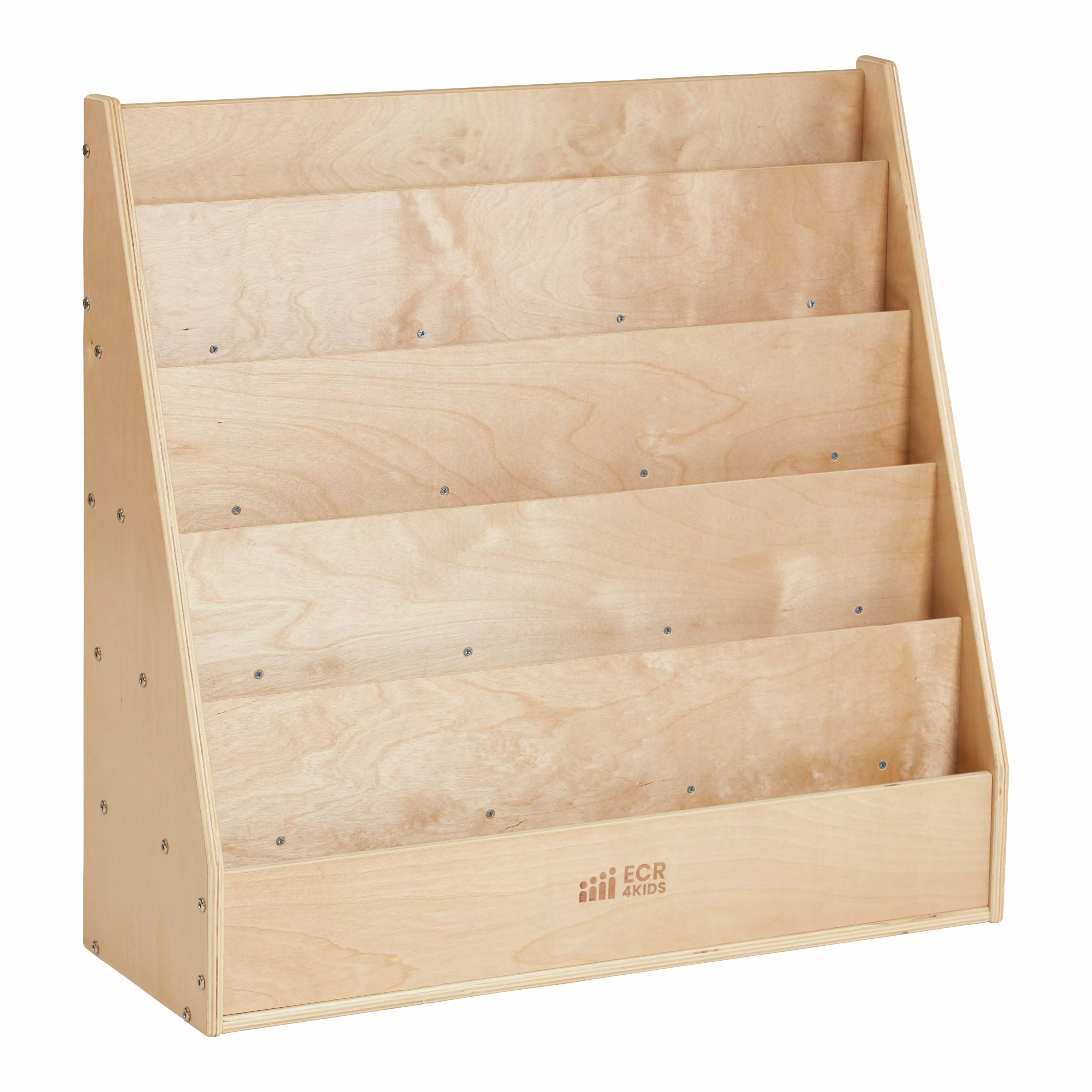 ECR4Kids Streamline Single-Sided Book Display Storage Natural