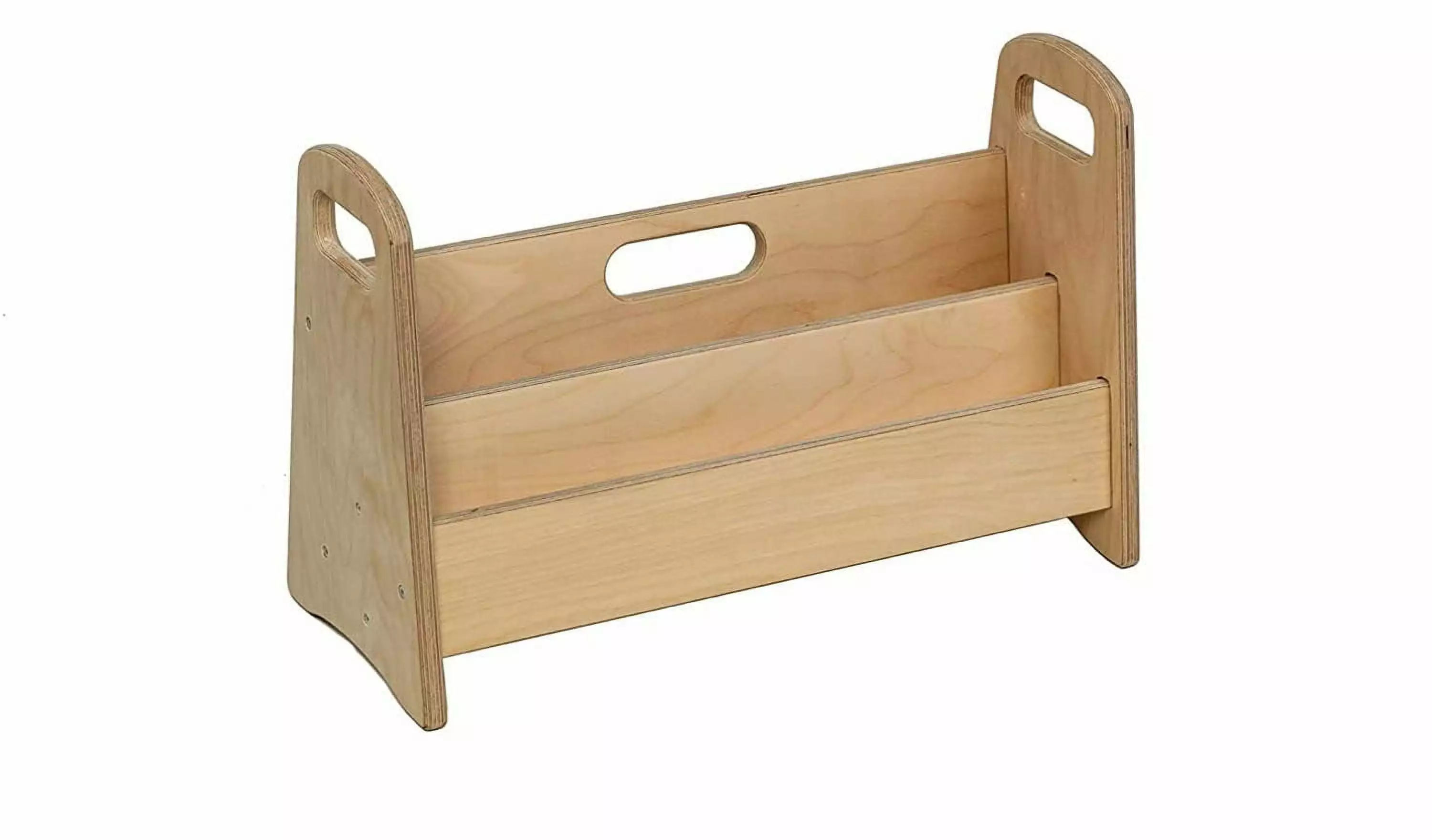 Montessori Freestanding Bookshelf Easy Access Wooden Storage Rack Kids Room Small Size Kidodido