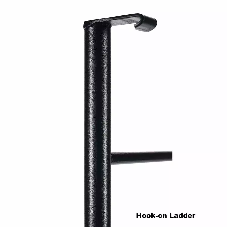Blantex Inc 40 Inch Tall Steel Hook-on Bunk Bed Ladder Black Blantex | Inc