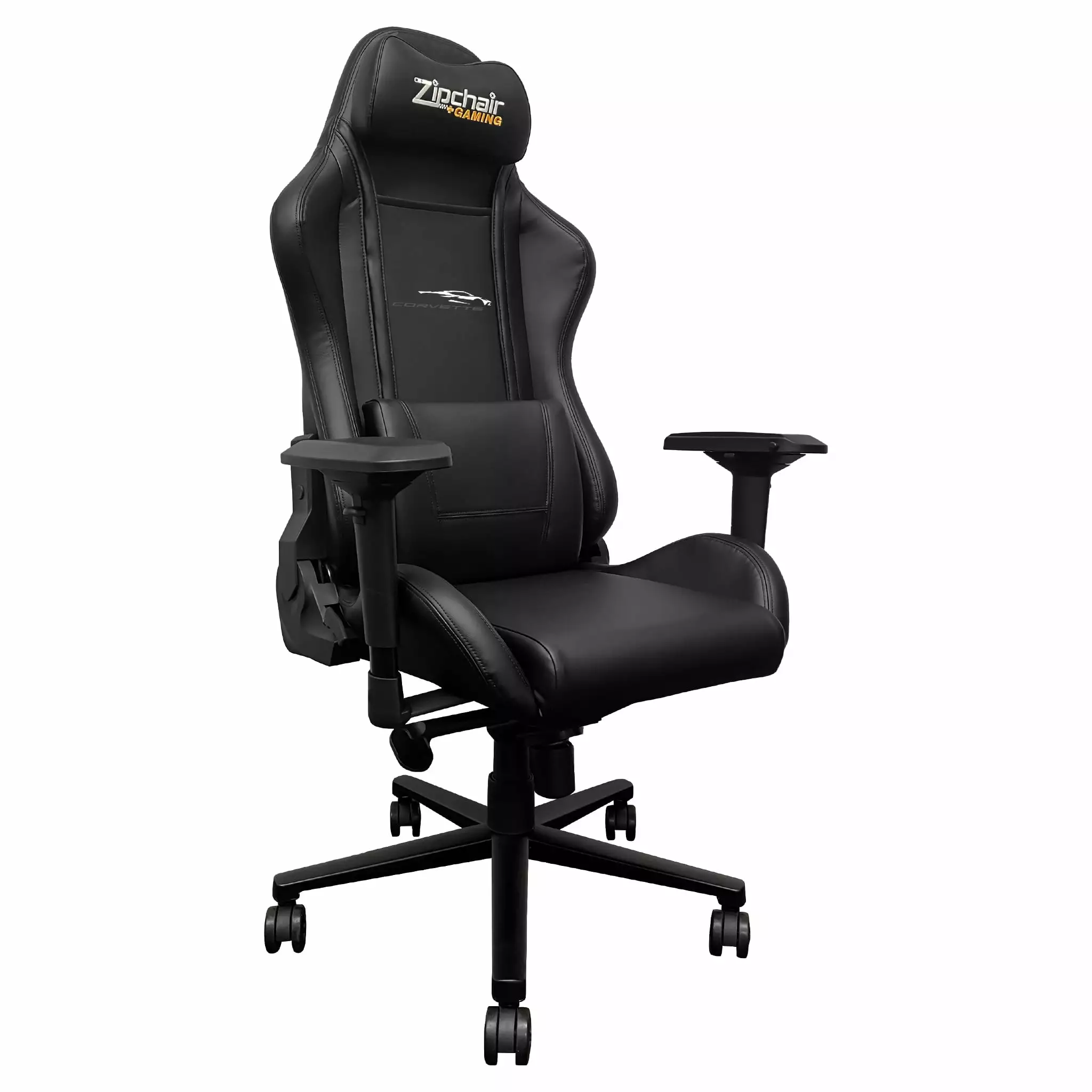 Xpression Pro Gaming Chair Corvette Coupe Logo - Sports Car Themed Racing Chair DreamSeat