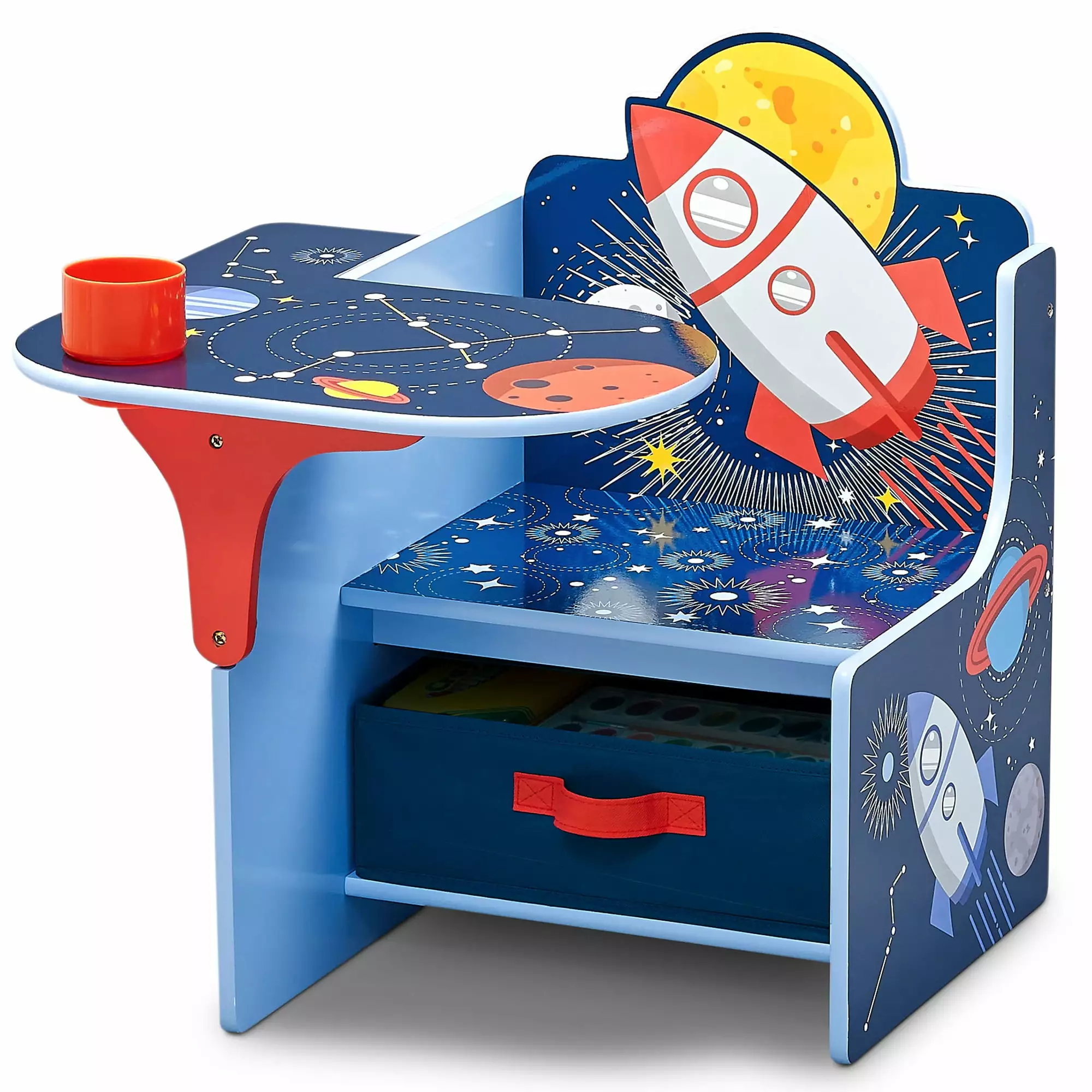 Delta Children Space Adventures Chair Desk Storage Bin Greenguard Gold Certified