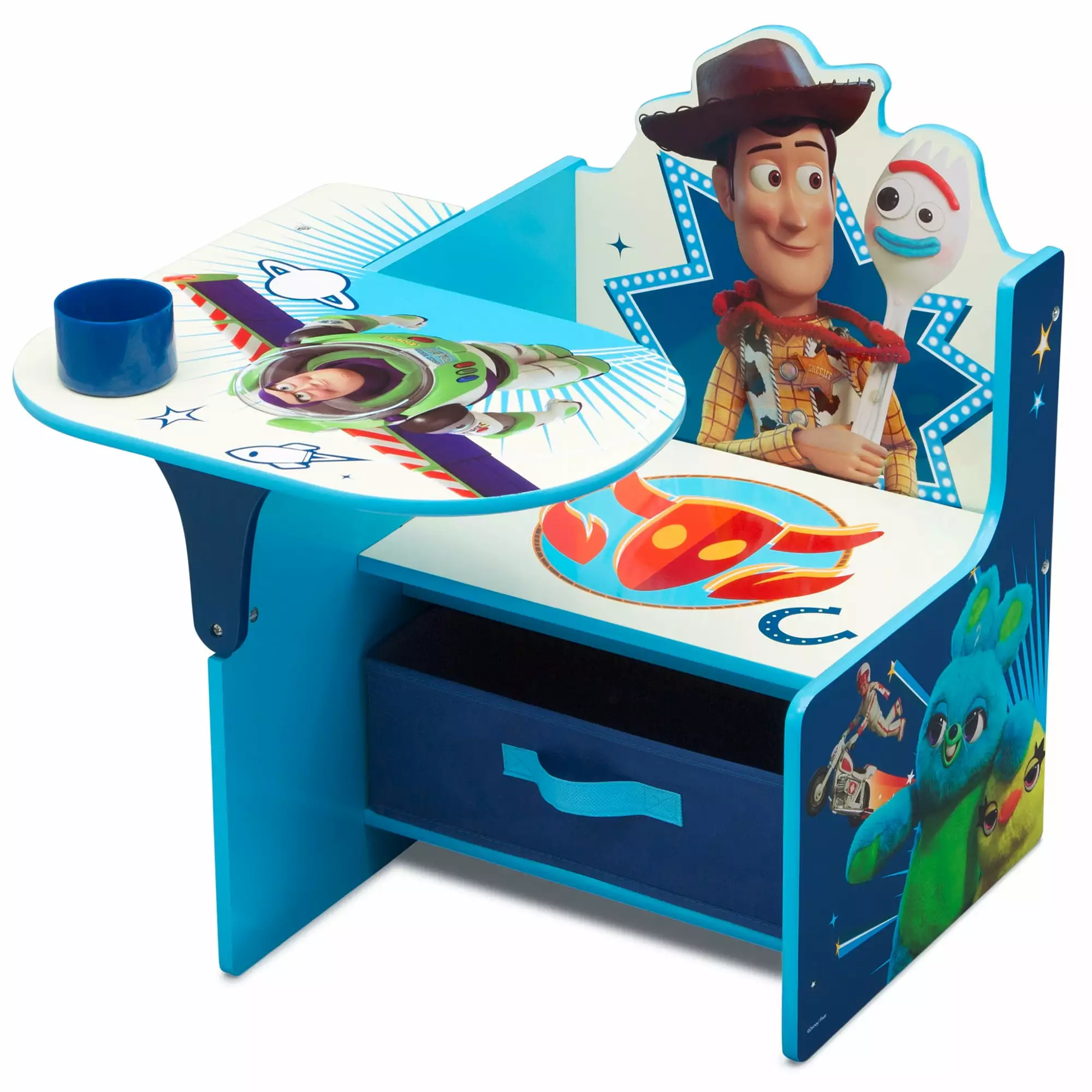 Disney Pixar Toy Story 4 Chair Desk Storage Bin Delta Children Greenguard Gold Certified