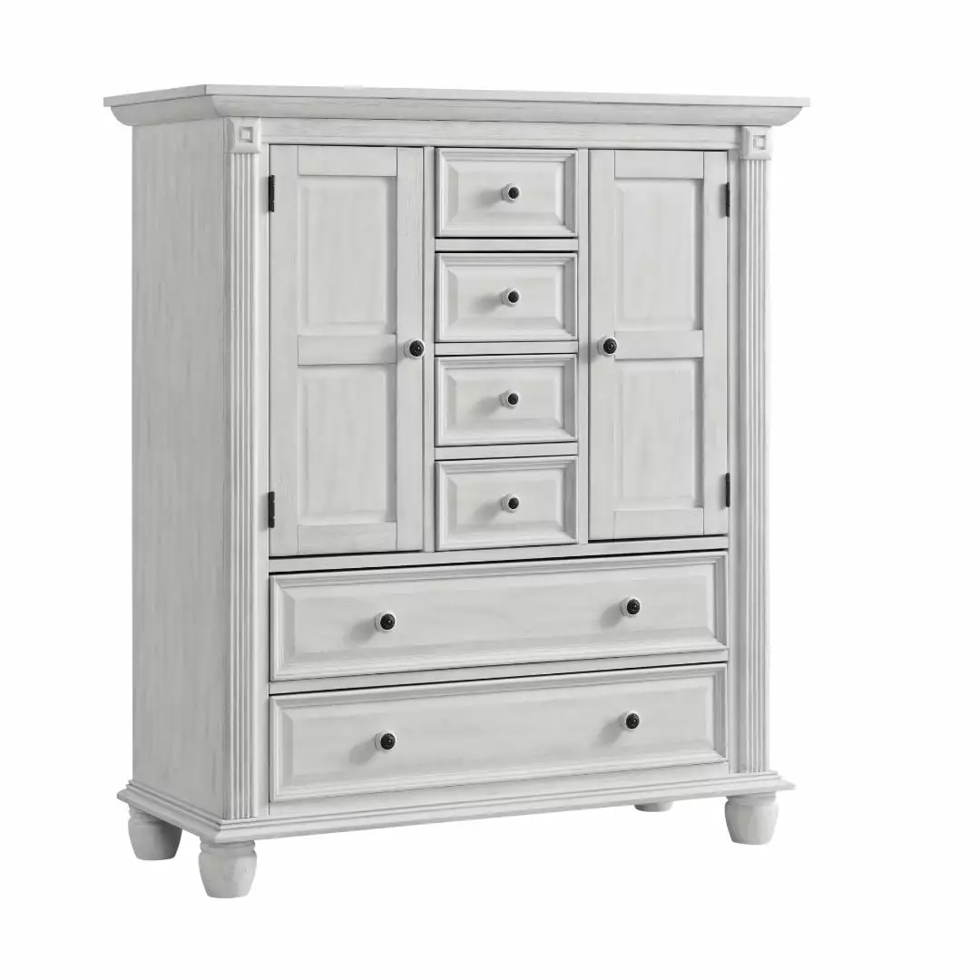 Oxford Baby London Lane Chifferobe Vintage White Wardrobe Nursery