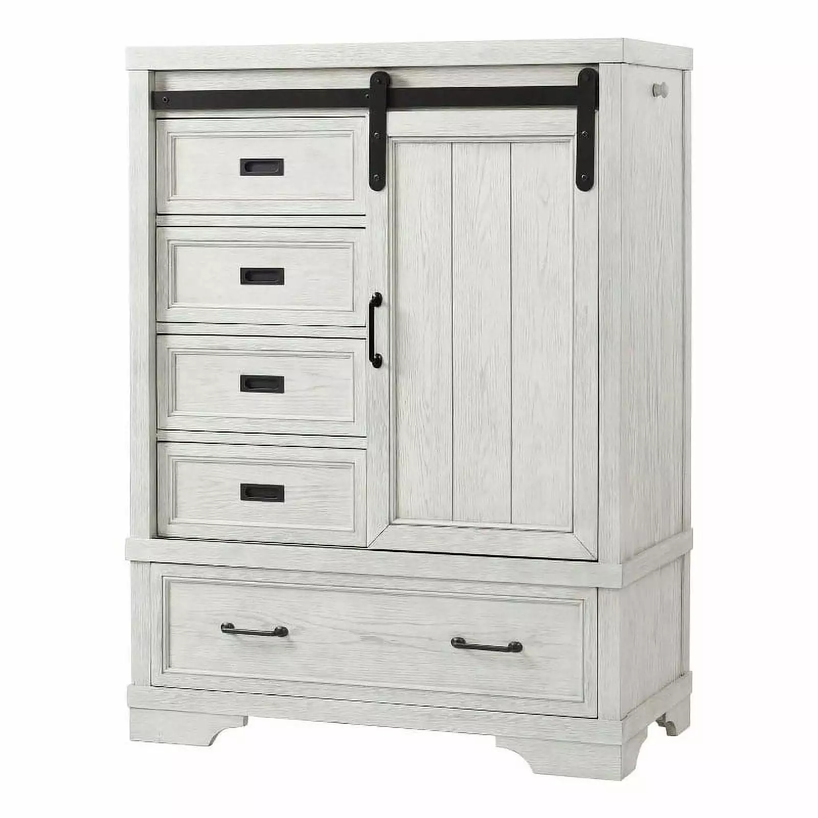 Westwood Design Foundry Traditional Wood Chifferobe White Dove