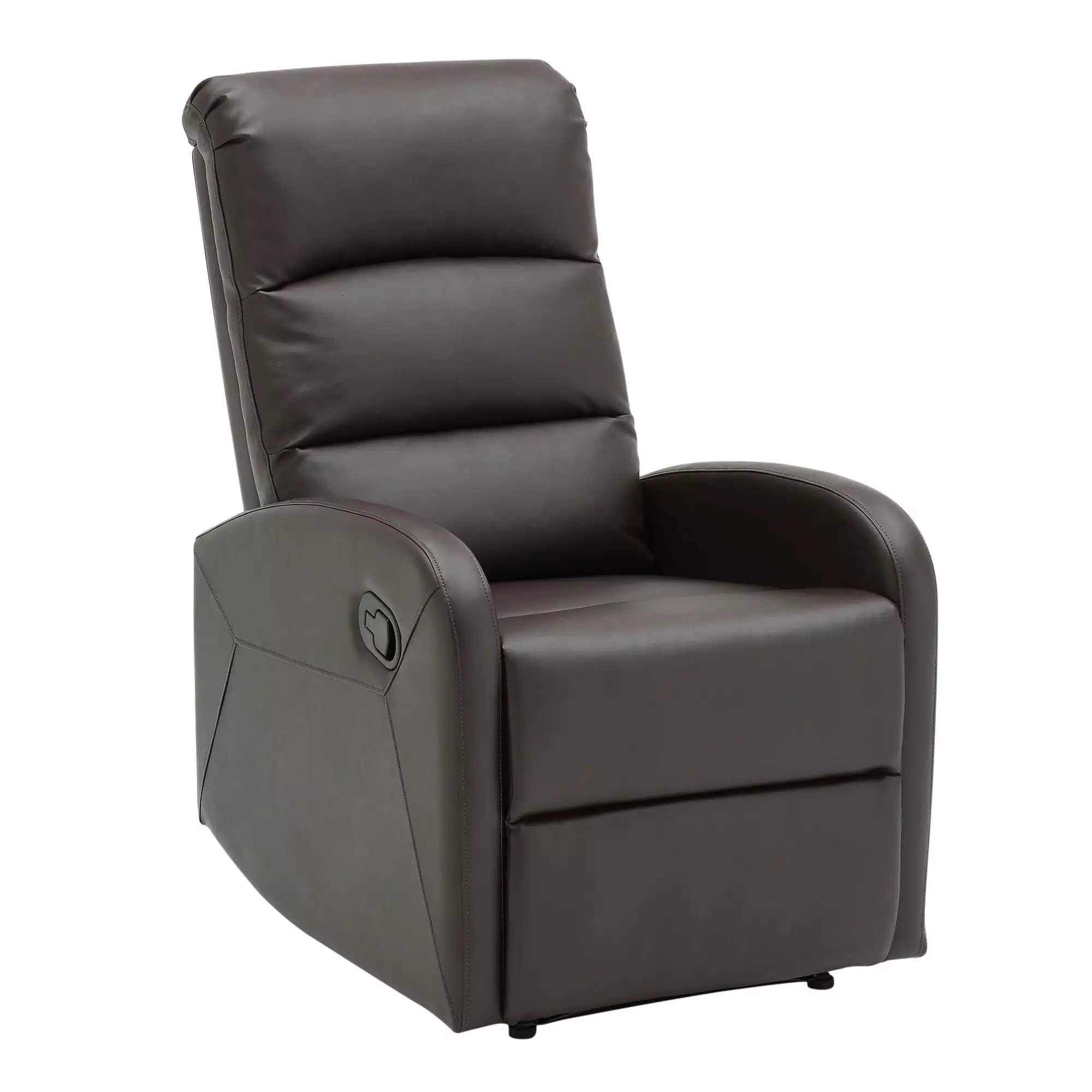 LumiSource Dormi Recliner Chair Brown Small Spaces