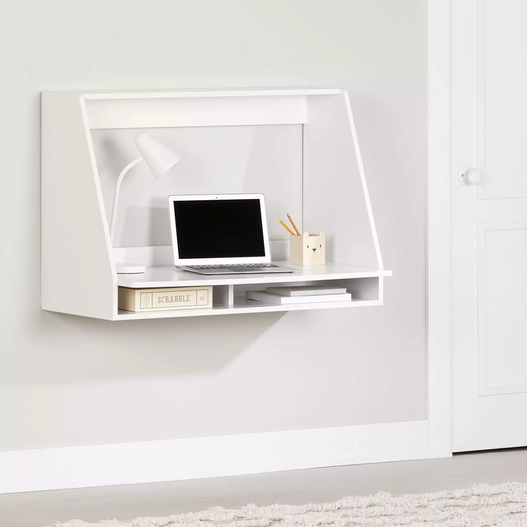 South Shore Hourra Contemporary Desk Pure White