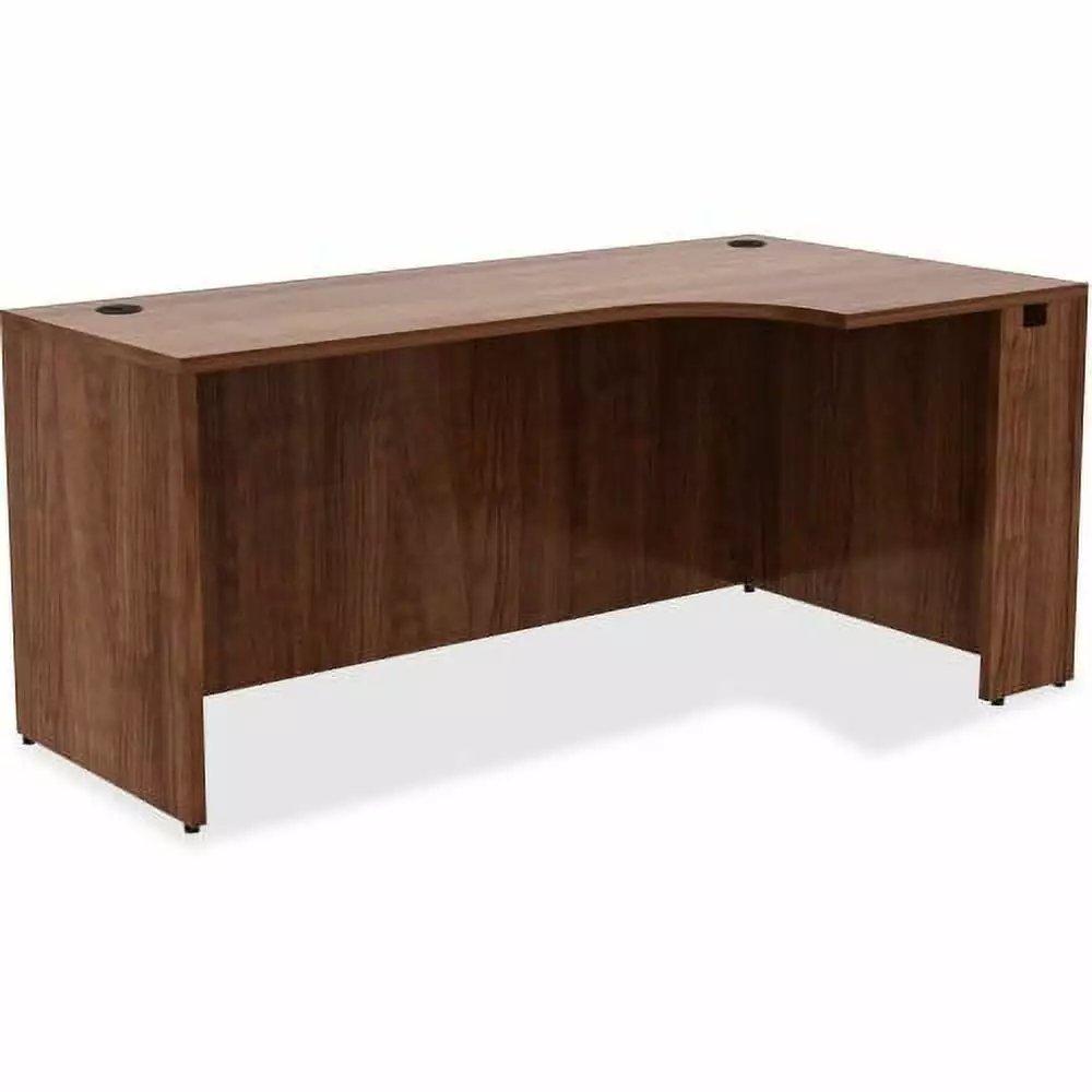 Lorell Essentials Series Walnut Laminate Credenza Office Storage