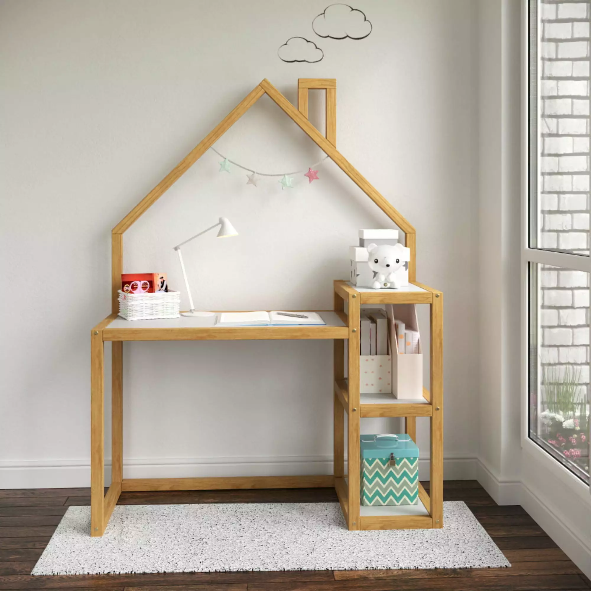 P'kolino Casita Desk - Kids Study Desk Home and School Use