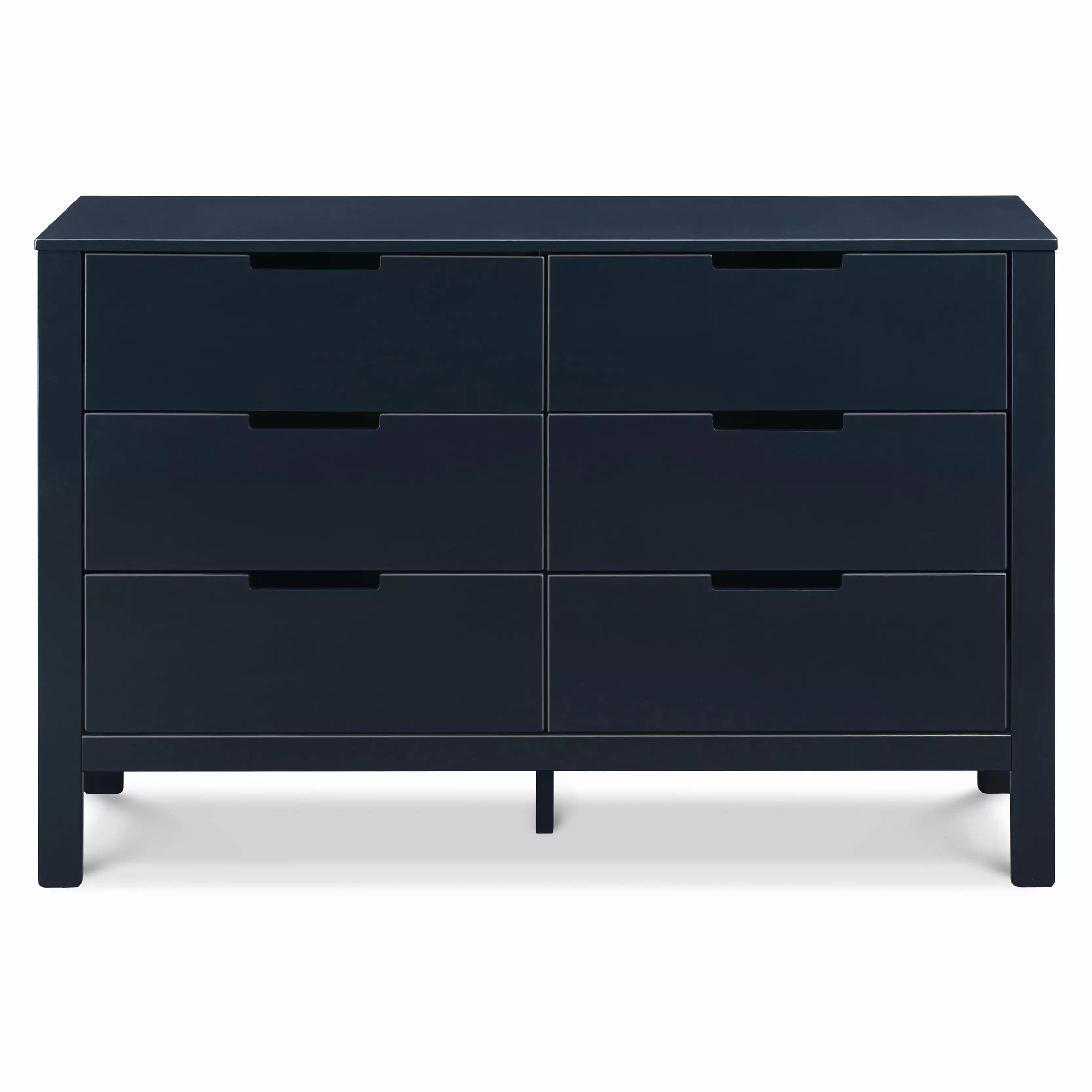 Carter's DaVinci Colby 6-Drawer Double Dresser Navy - Modern Kids Dresser Ample Storage Space