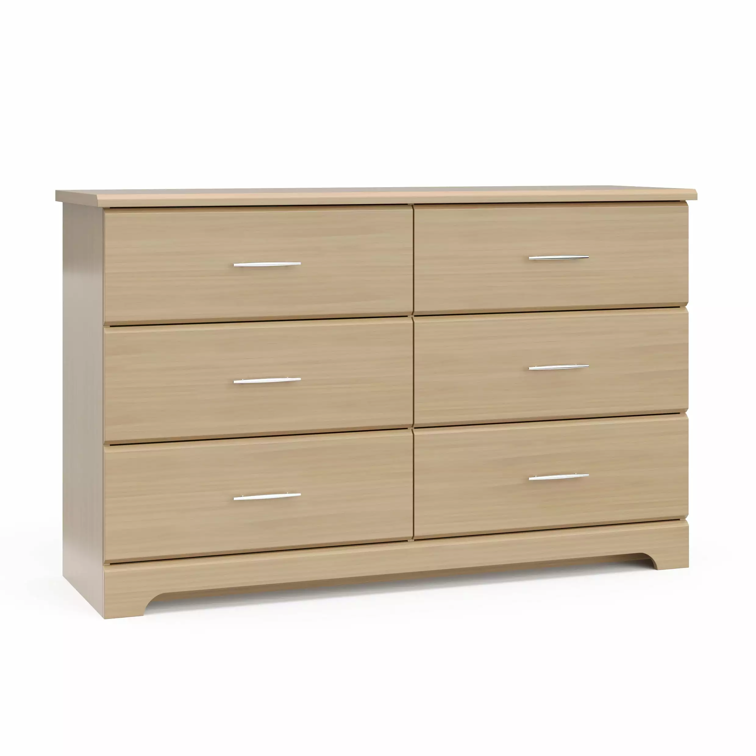 Storkcraft Brookside 6 Drawer Nursery Double Dresser Driftwood