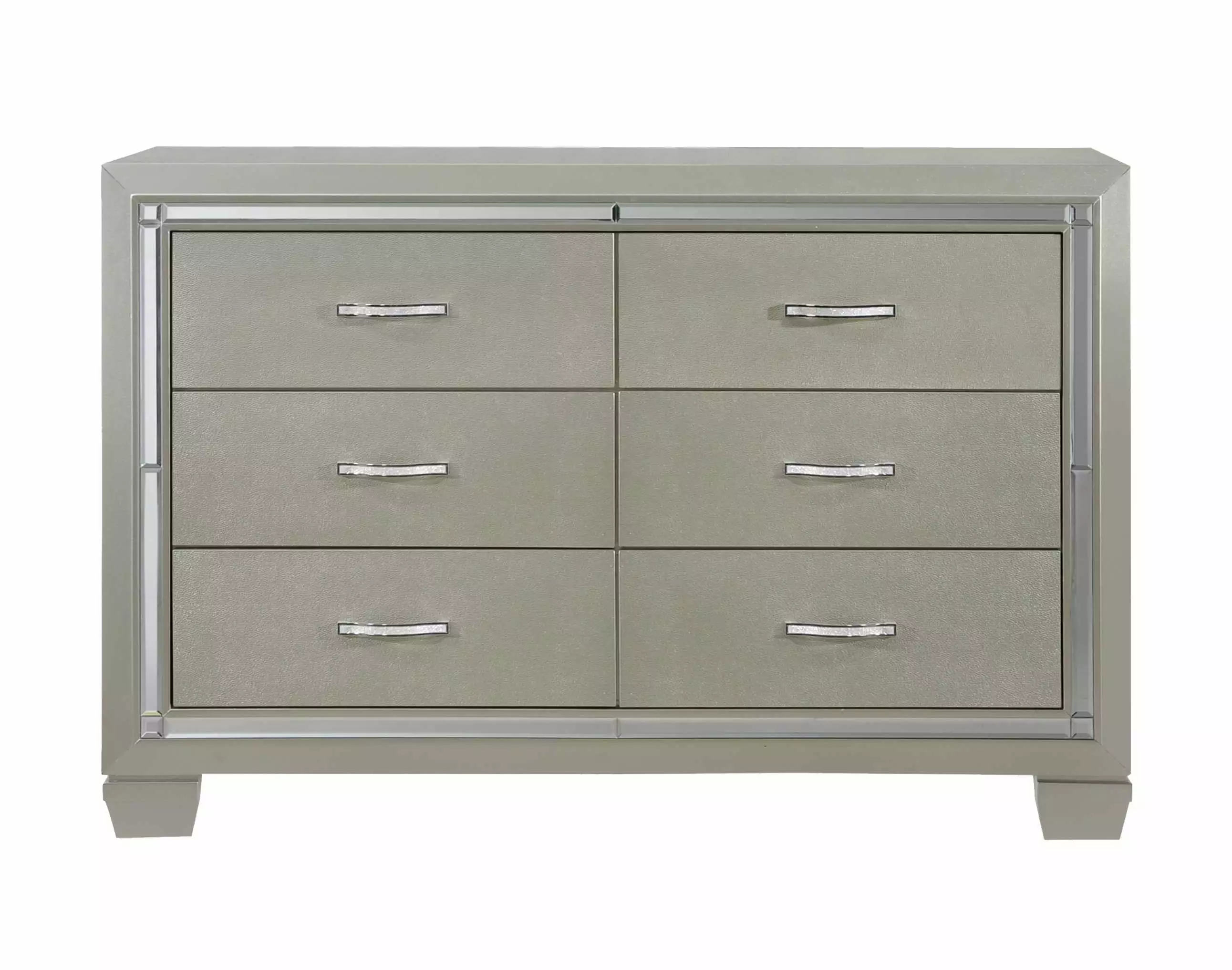 Picket Houtilize Glamour Youth Dresser Champagne Finish Picket House Furnishings