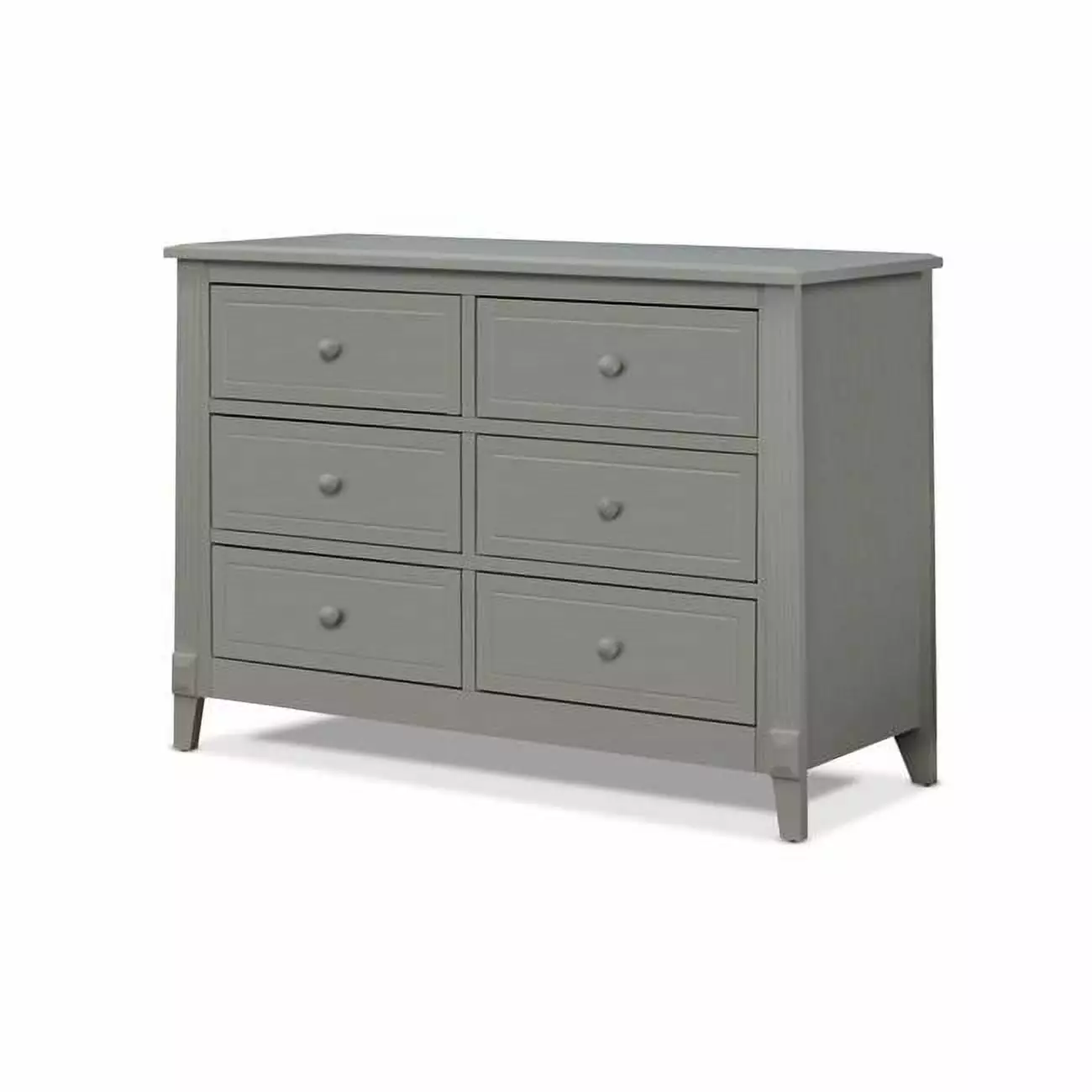 Sorelle Berkley Double Dresser Weathered Gray Sorelle Furniture