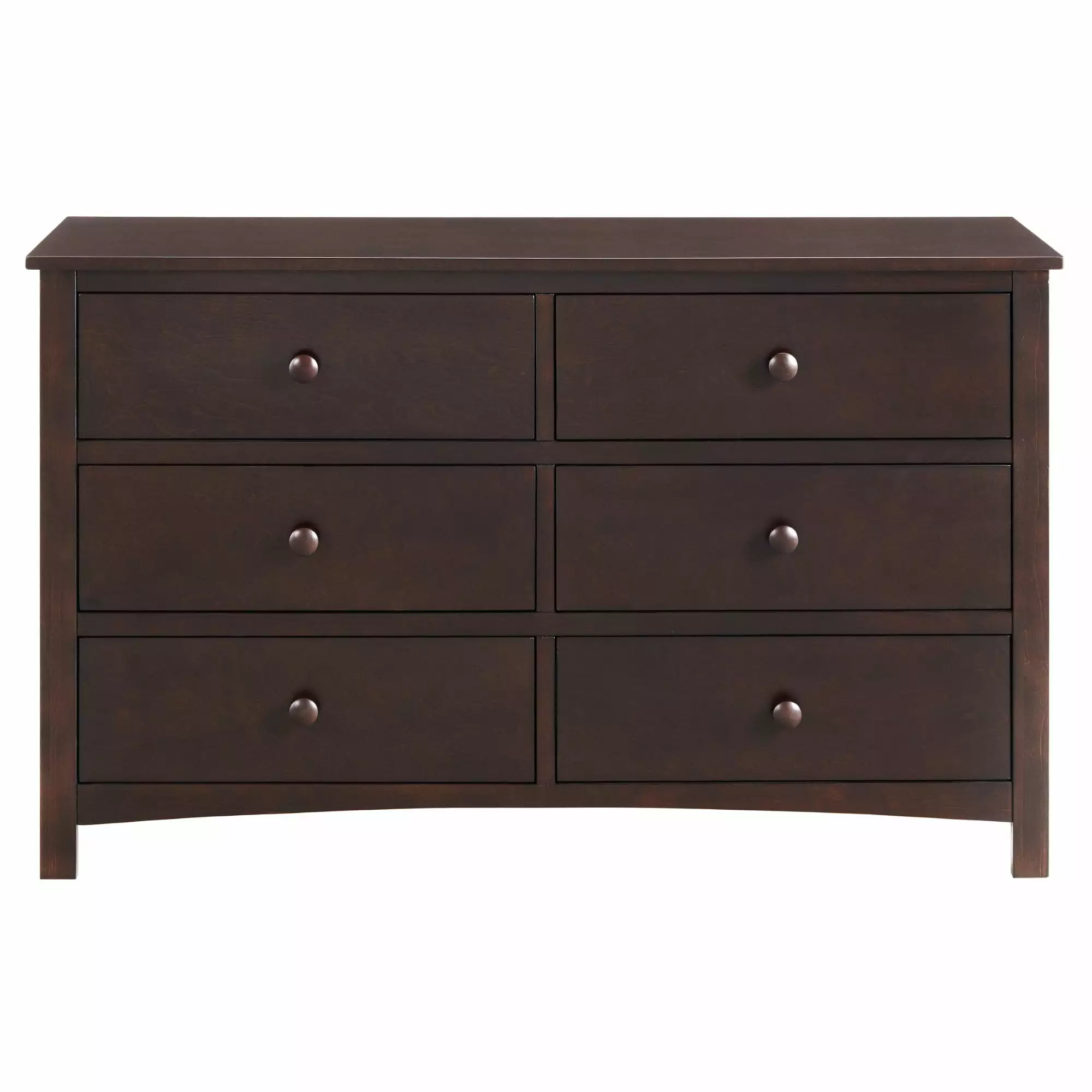 Oxford Baby Universal 6-Drawer Dresser Espresso - Nursery Storage Solution
