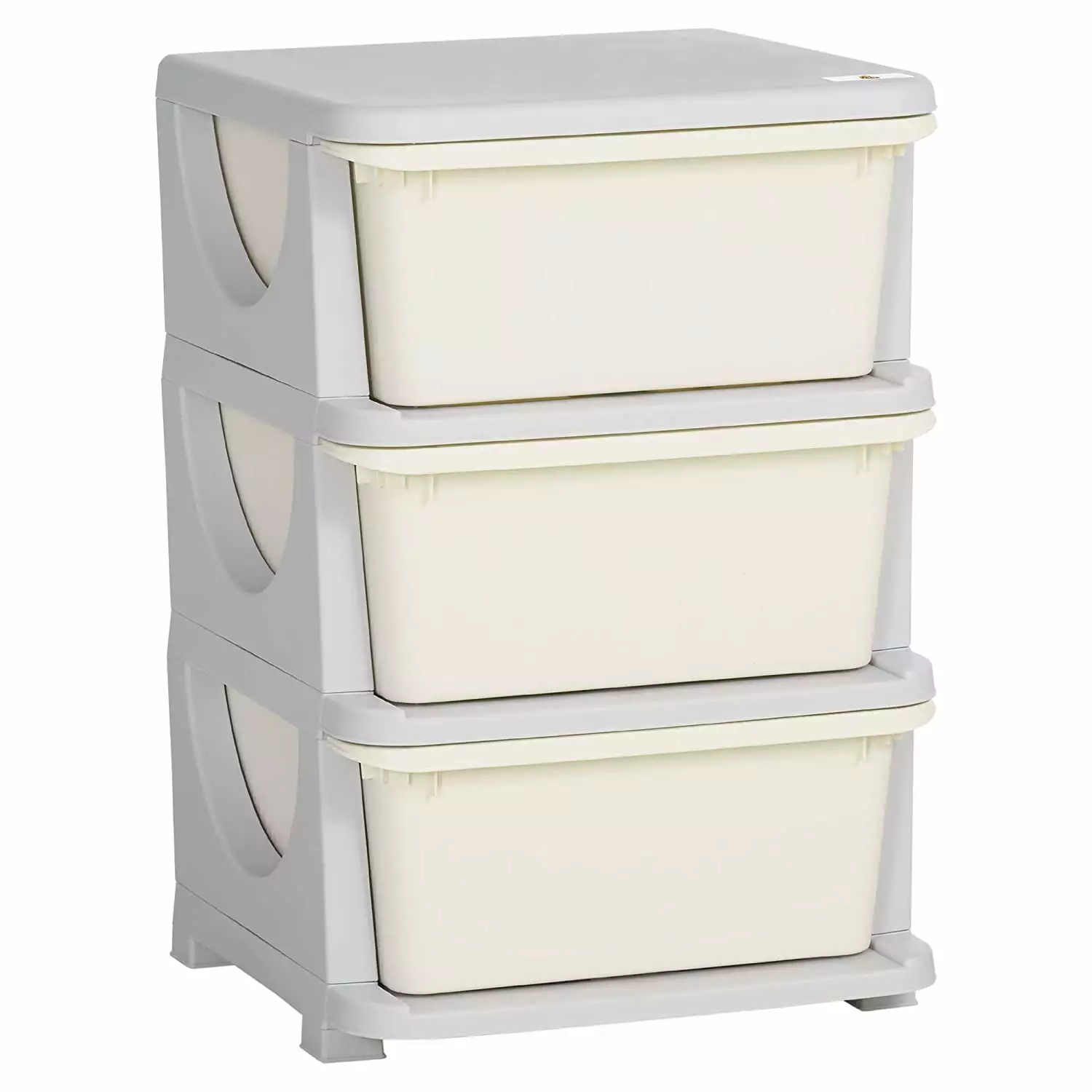 3 Tier Kids Storage Unit Dresser Tower Drawers Chest Toy Arranger Bedroom Nursery Tongou