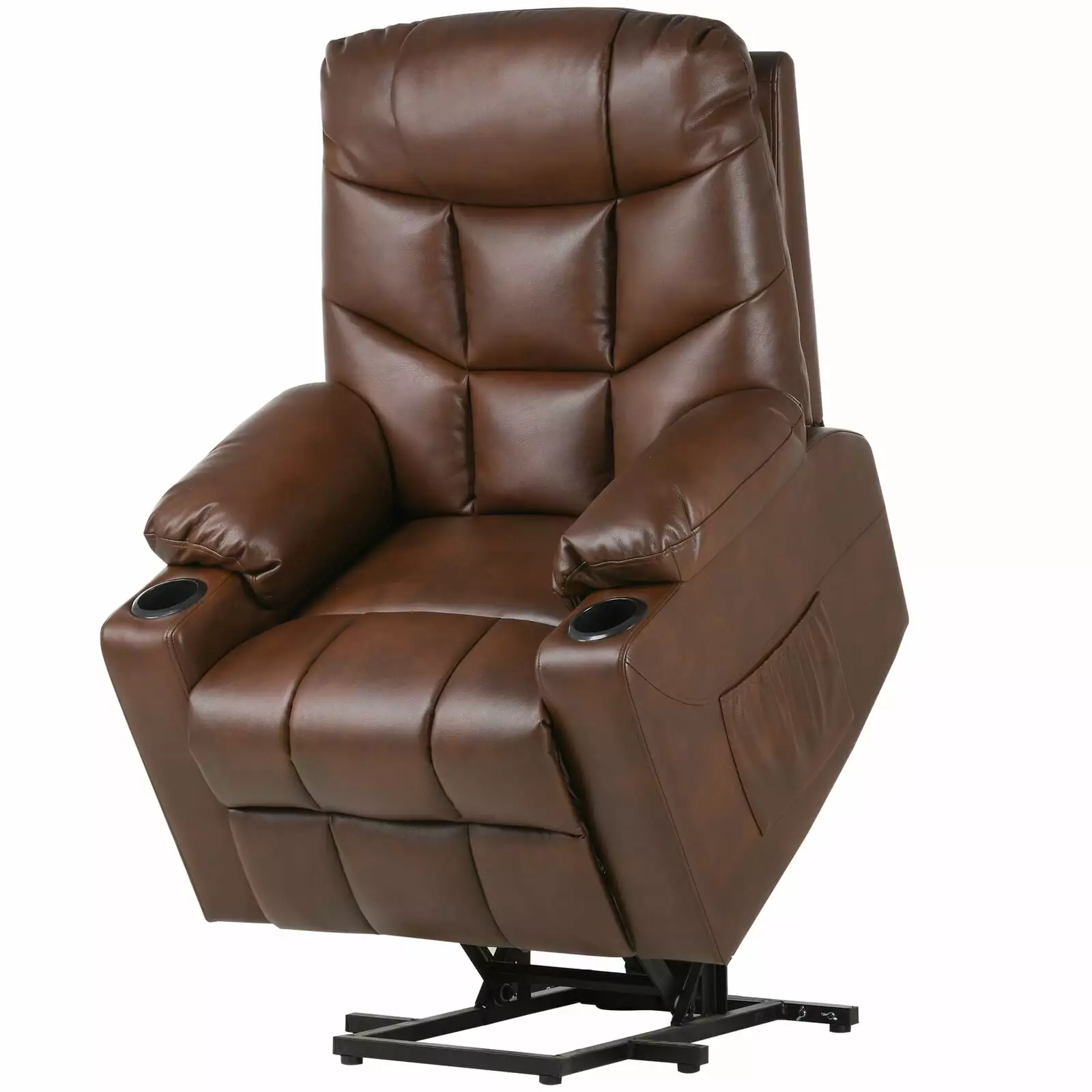 ZGBY Leather Power Lift Recliner Chair Elderly Heating Function ZGBY Home Products