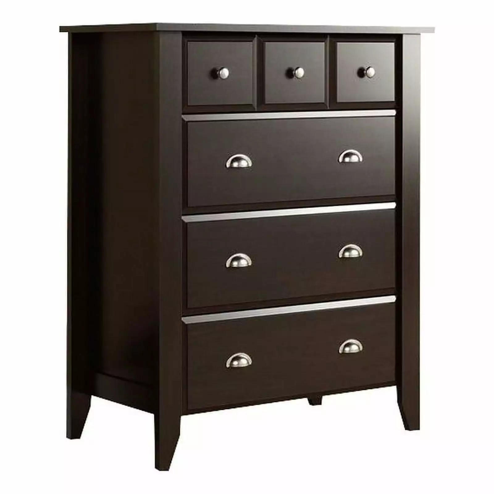 Bowery Hill Transitional 4-Drawer Engineered Wood Chest Jamocha Chocolate - Bedroom Dresser