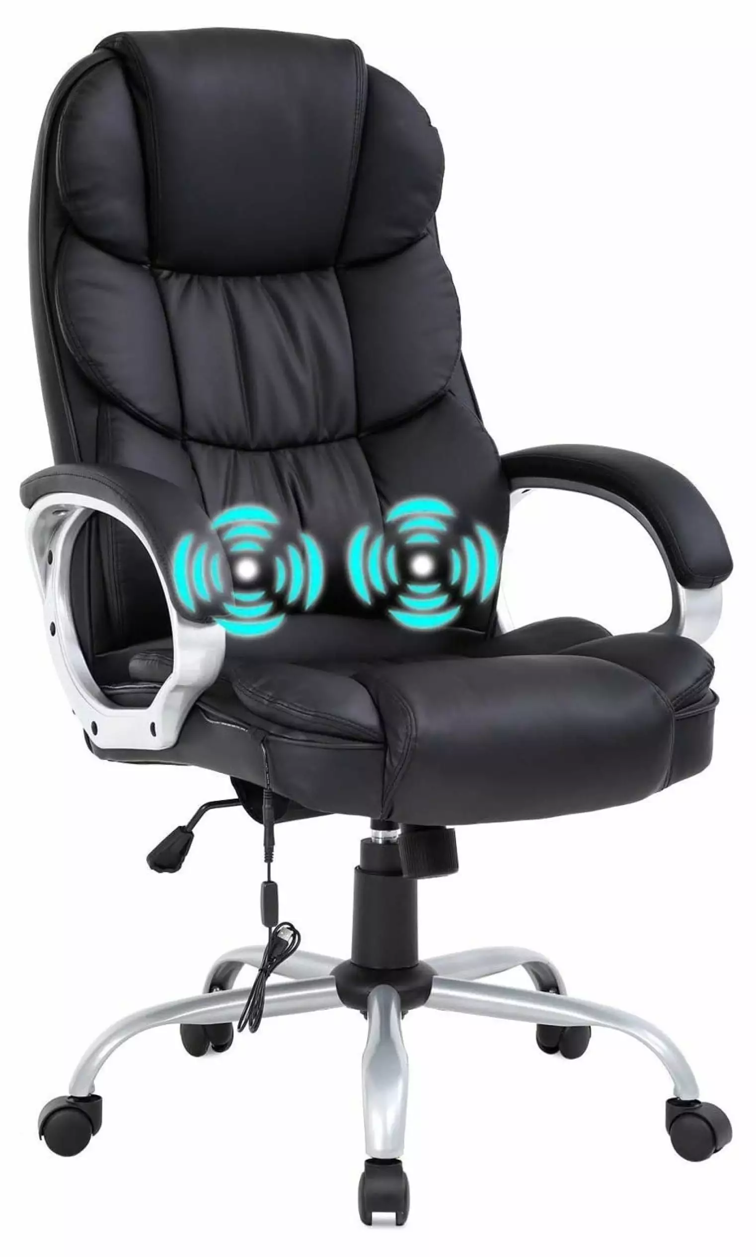 Ergonomic Adjustable High Back Office Chair Massage and Lumbar Support Werqueid