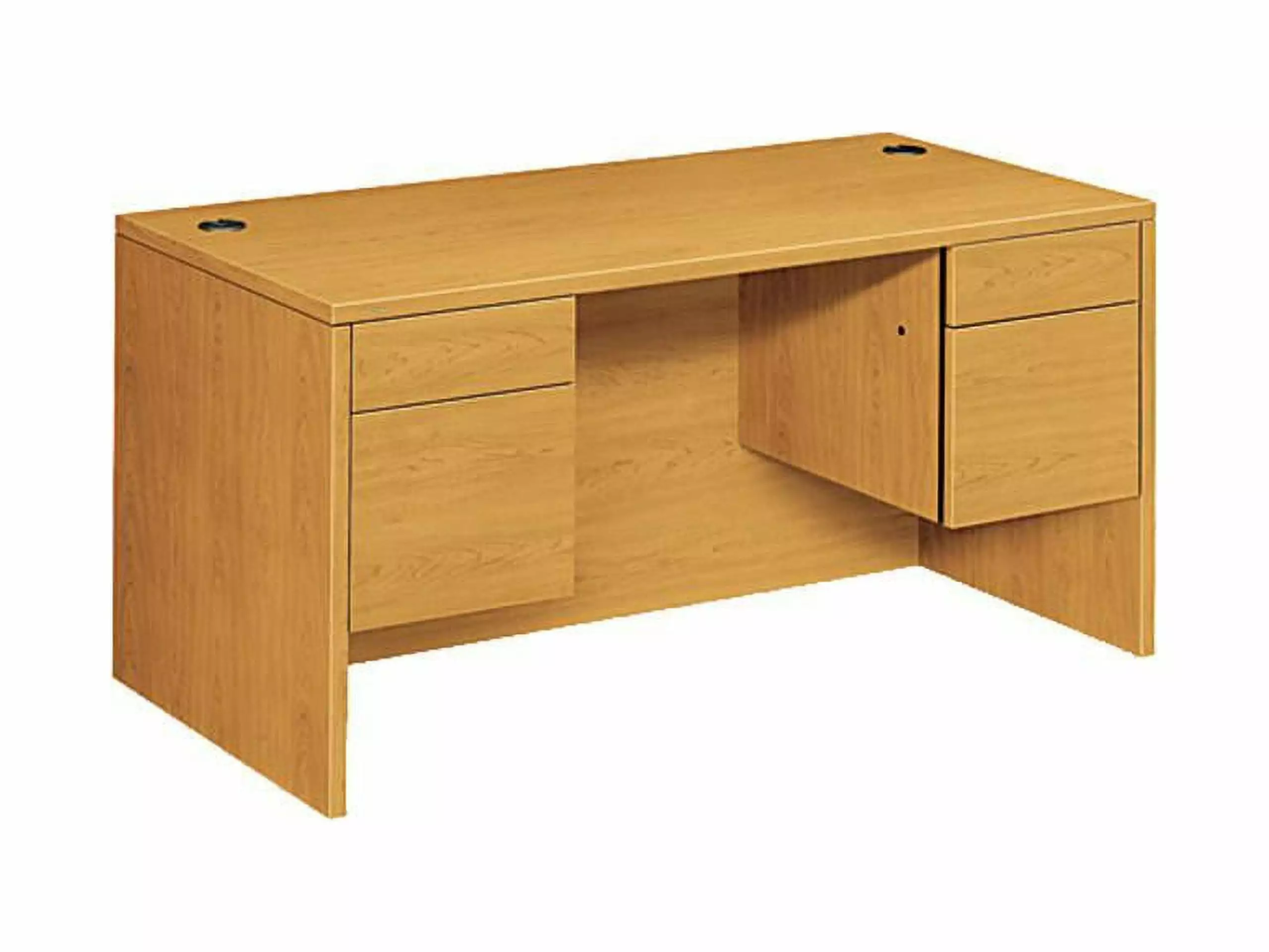 HON 10573CC 10500 Series 3/4-Height Double Pedestal Desk Harvest Office Desk