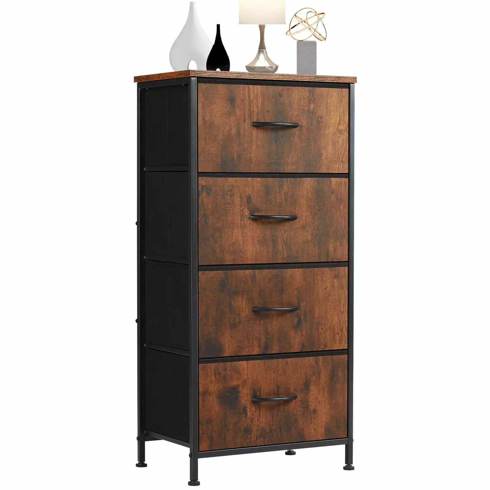 Dresser Bedroom Fabric Storage Tower Drawers Organization No Brabd