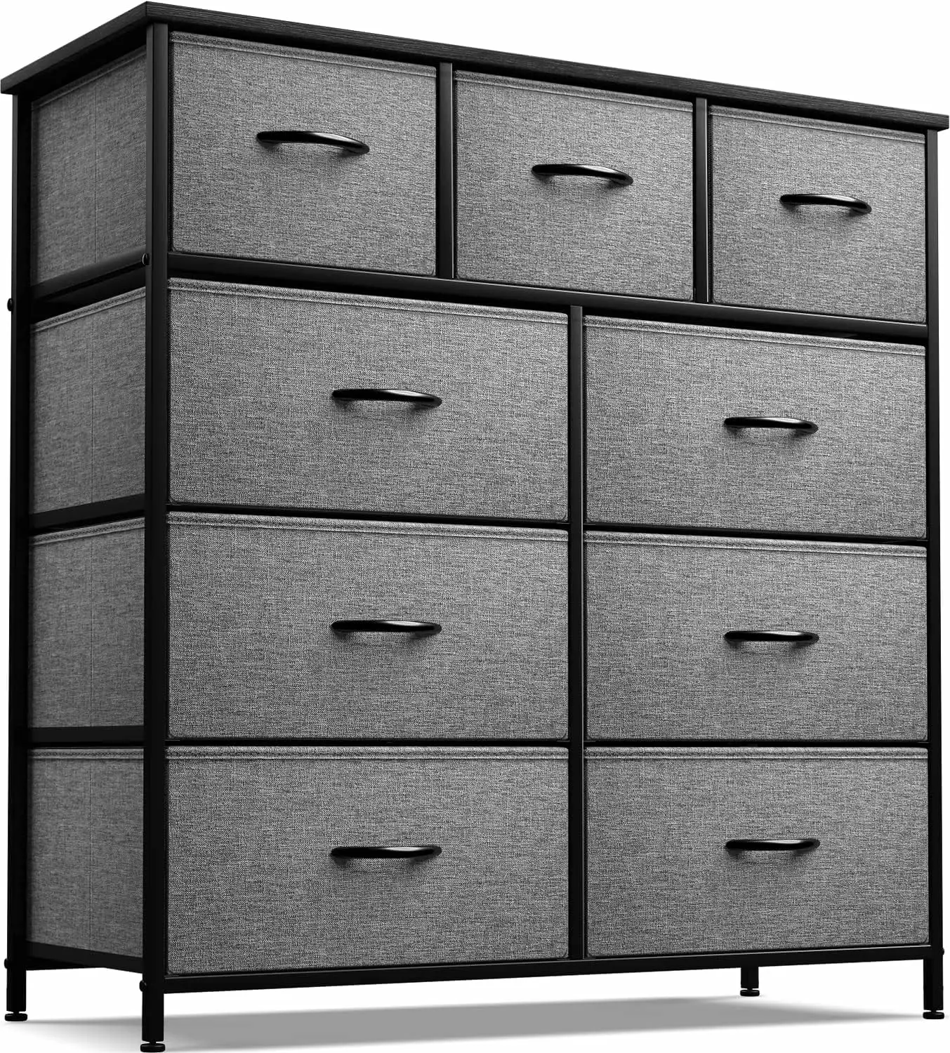 Sorbus 9-Drawer Dresser Storage Unit Fabric Bins Bedroom and Office