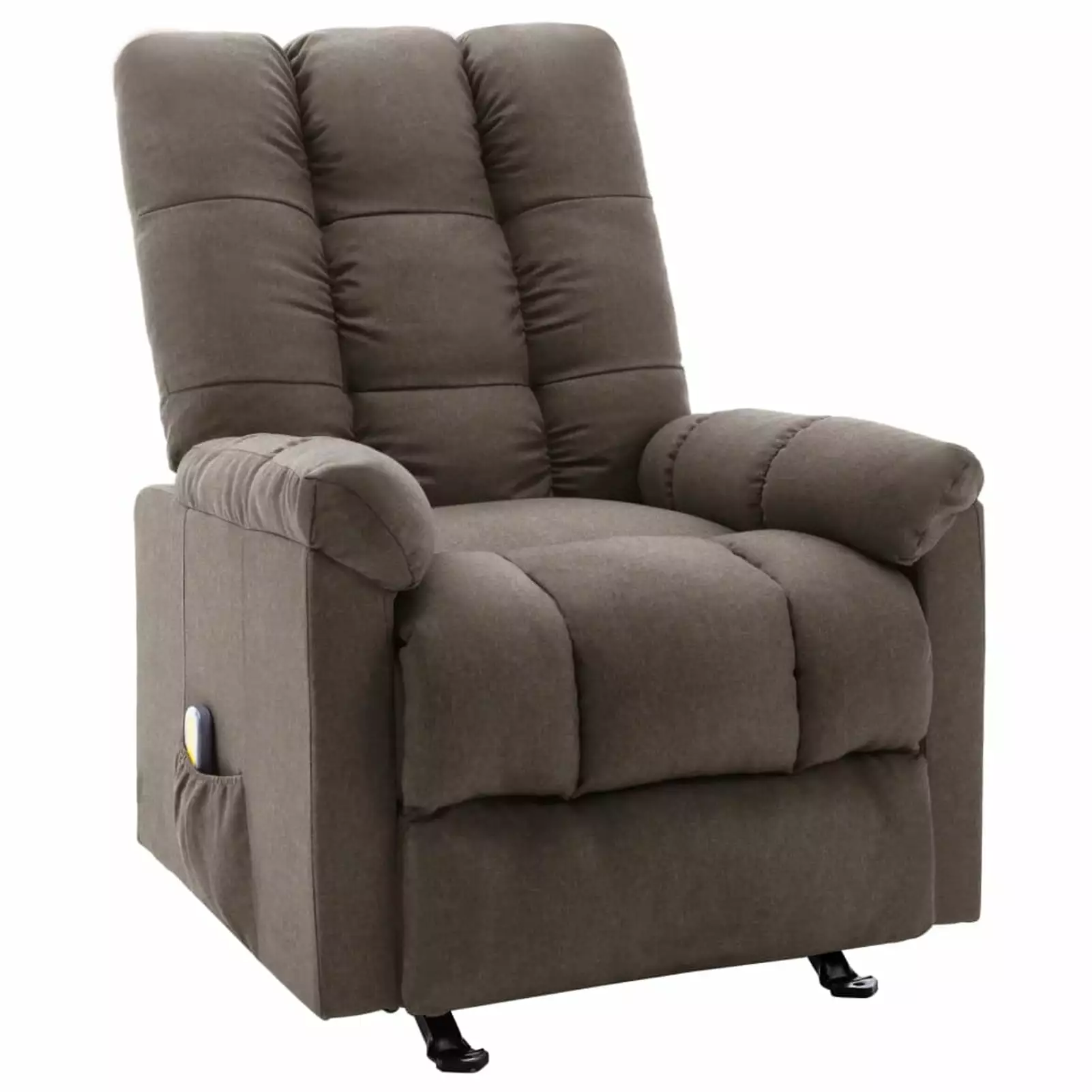 ametoys Recliner Chair Brown Fabric Reclining Sofa Living Room Comfort Aibecy