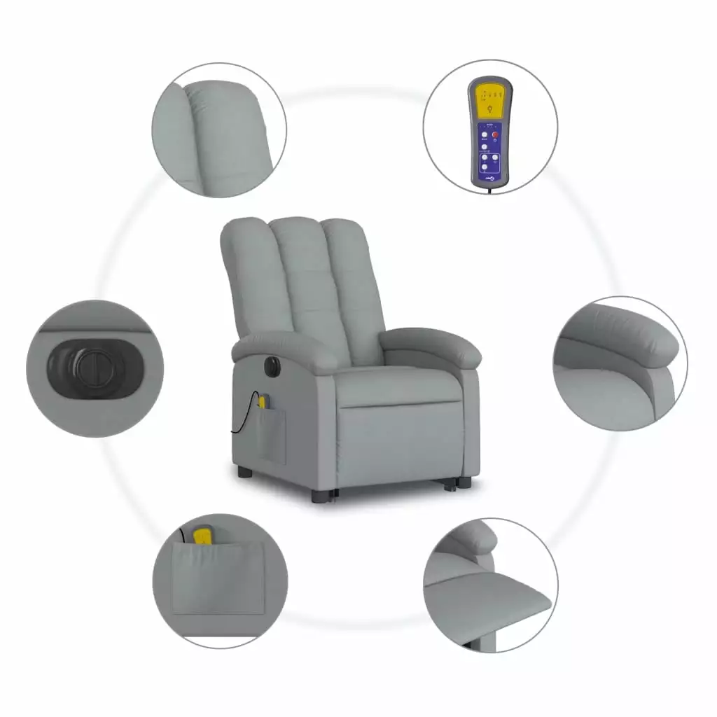 Andoer Fabric Recliner Chair Relaxation Neutral Colors