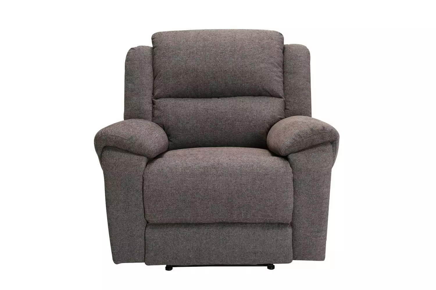 39 Modern Grey Fabric Power Reclining Chair - Comfortable Living Room Seating HomeRoots