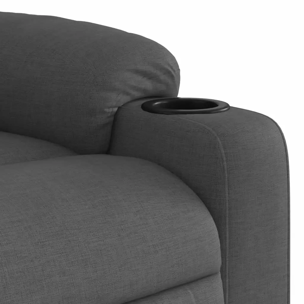 Irfora Dark Fabric Recliner Chair Comfortable Seating