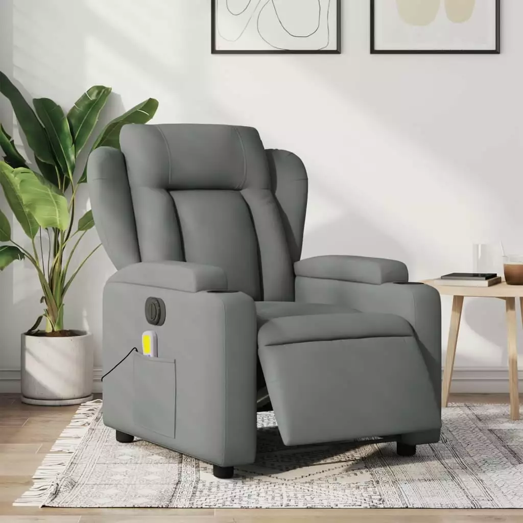 Irfora Parcel Chair Dark Fabric Recliner Chair Dark 0313096c