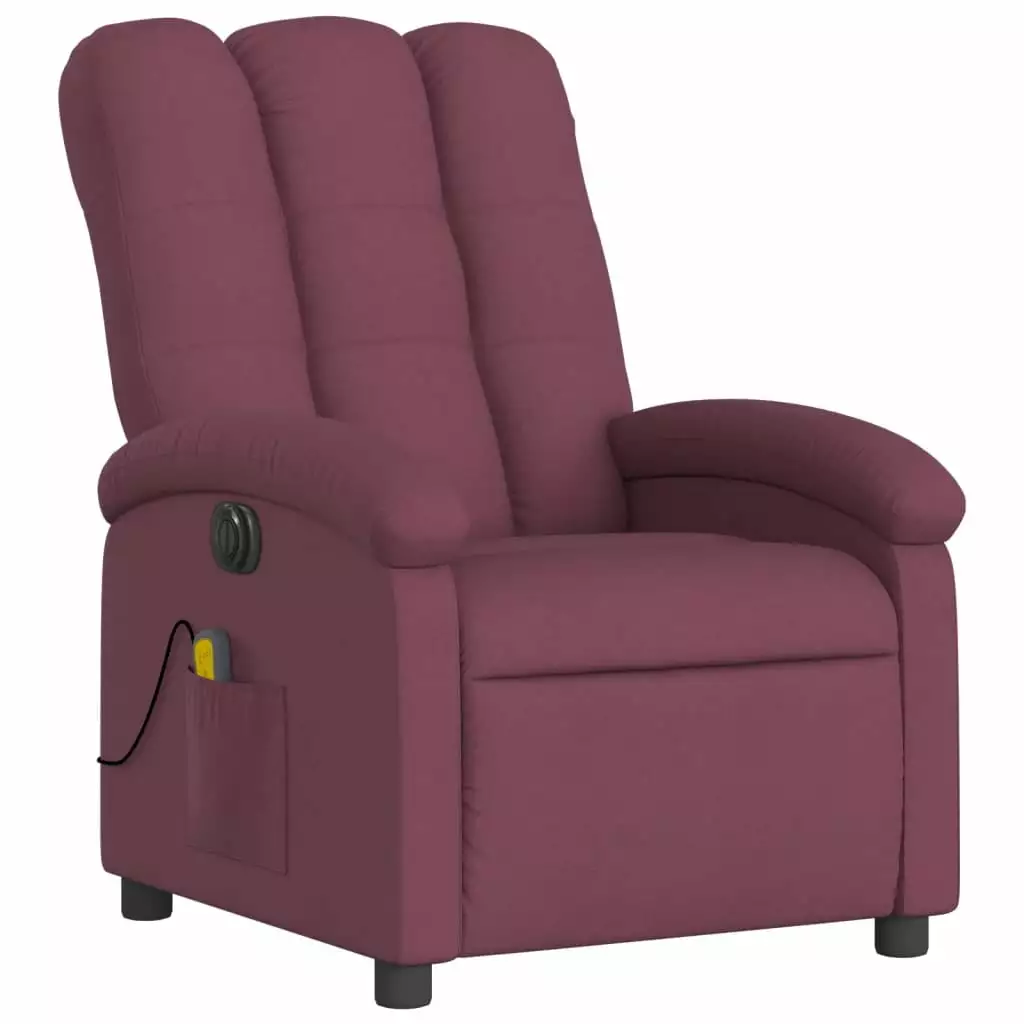 Irfora Purple Fabric Recliner Chair Home Comfort