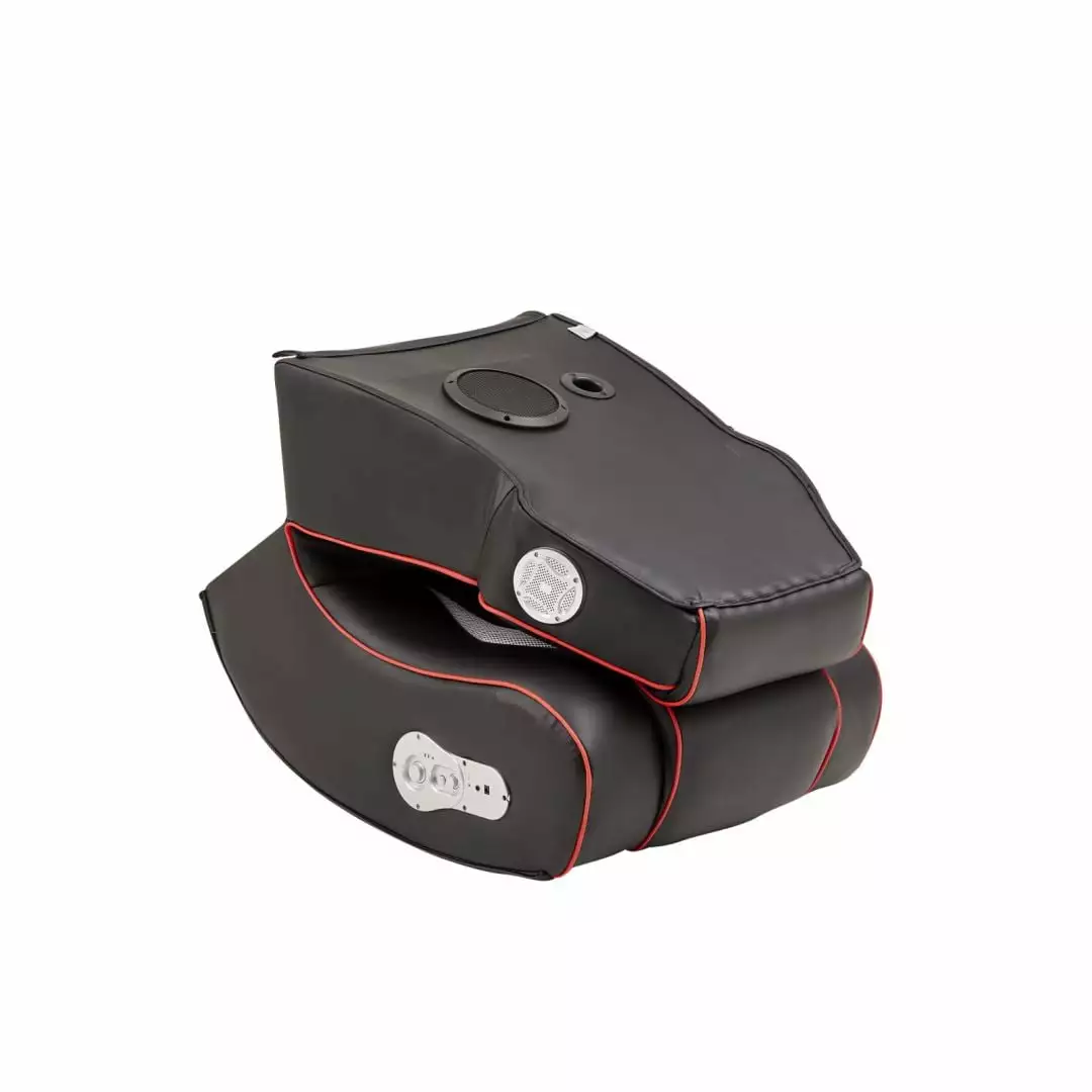 Lounge Chair Built Speakers Floor Foldable Rocking Gaming Chair Black DJ Corp Design