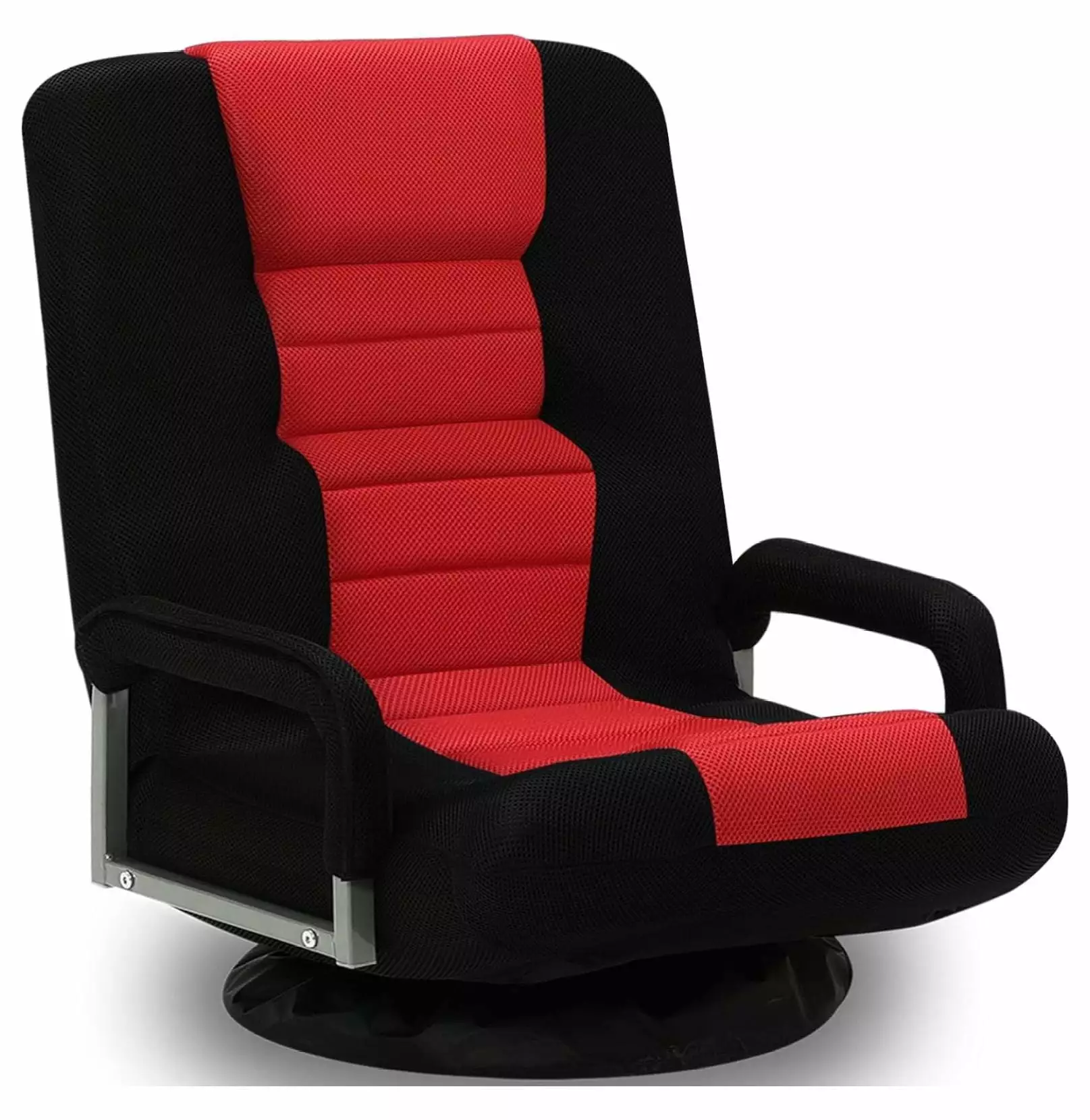 RPQZ Swivel Gaming Chair Multipurpose Floor Gaming Chair Armrest Lumbar Support 6 Adjustable Position Backrest Adults Kids...