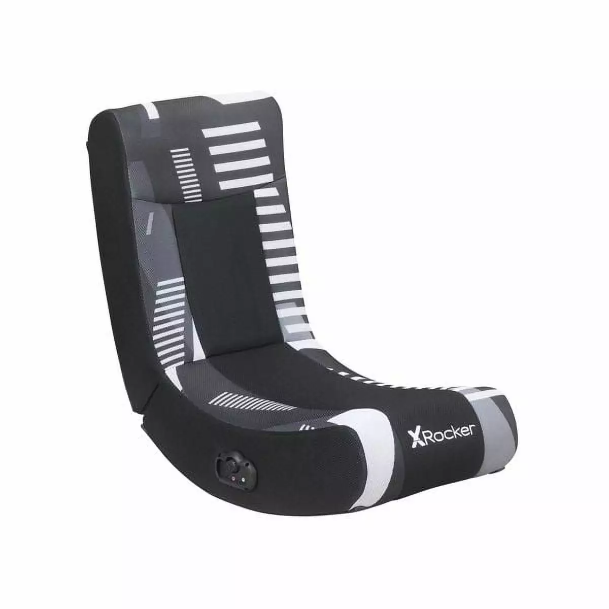 X Rocker Solo 2.0 Audio Floor Rocker Gaming Chair Black Mesh 29.33 x 14.96 x 24.21