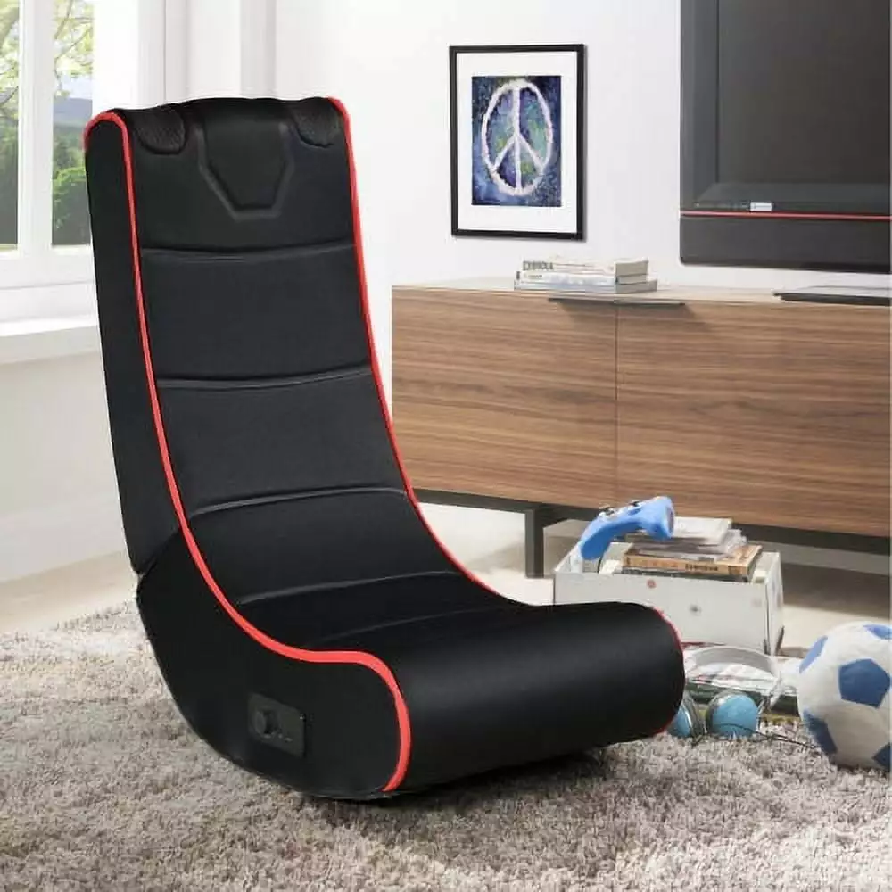 Foldable Gaming Chair Onboard Speakers - Ergonomic Support and Crystal Clear Audio YASI