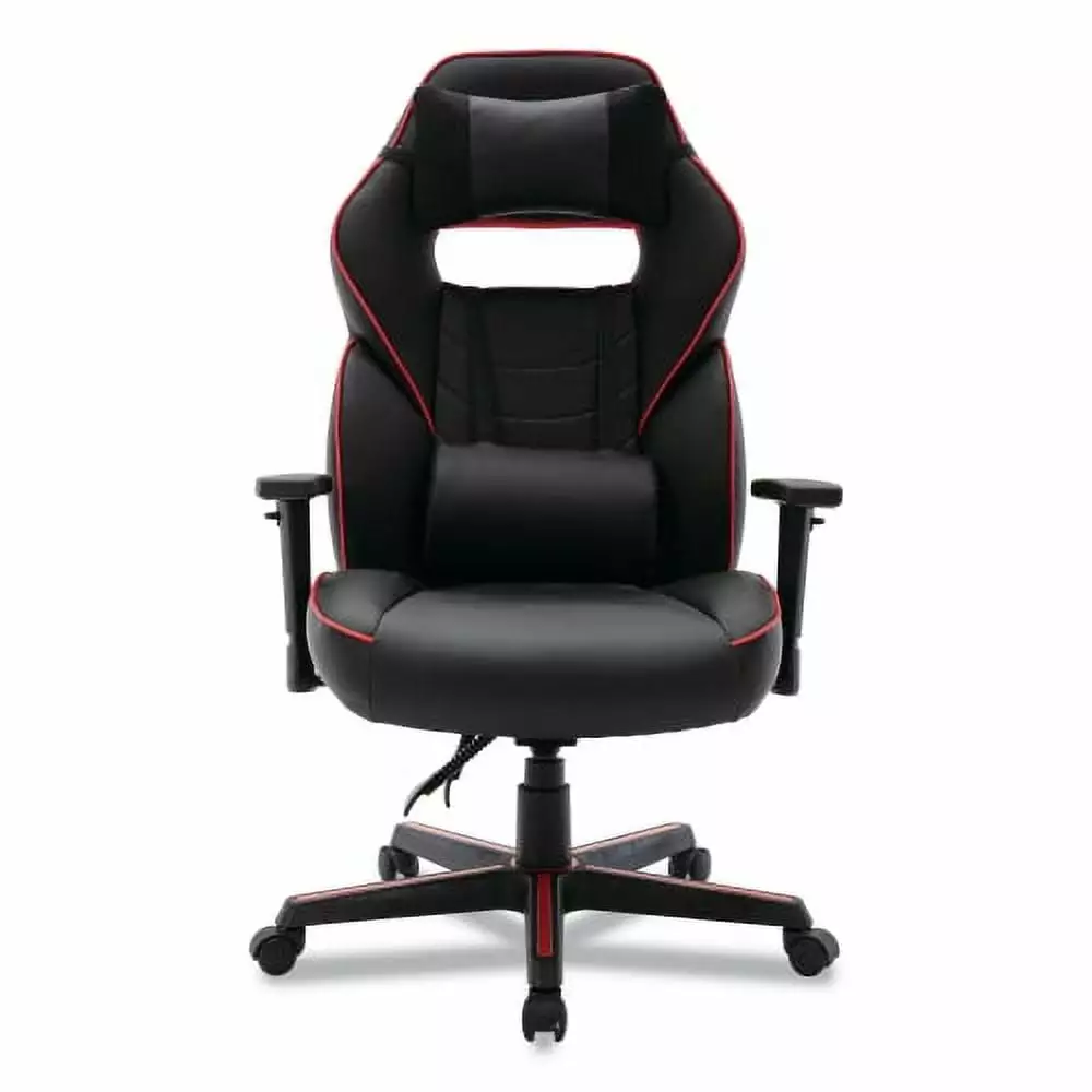 Alera Racing Style Ergonomic Gaming Chair 90-130 Reclining Back Adjustable Lumbar Headrest Pillows Height Adjustable Arms