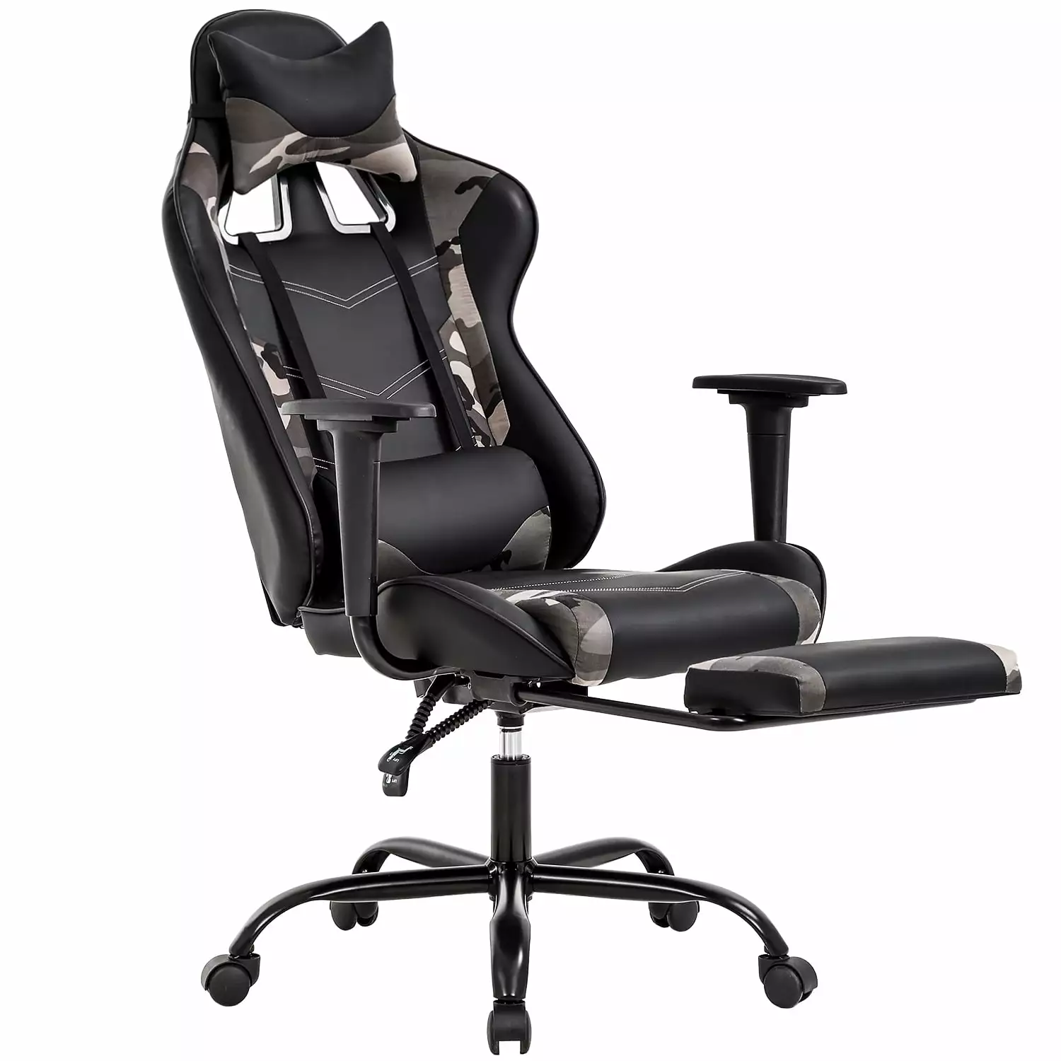 BestOffice Adjustable Ergonomic Swivel Gaming Chair Camo Design Home and Office