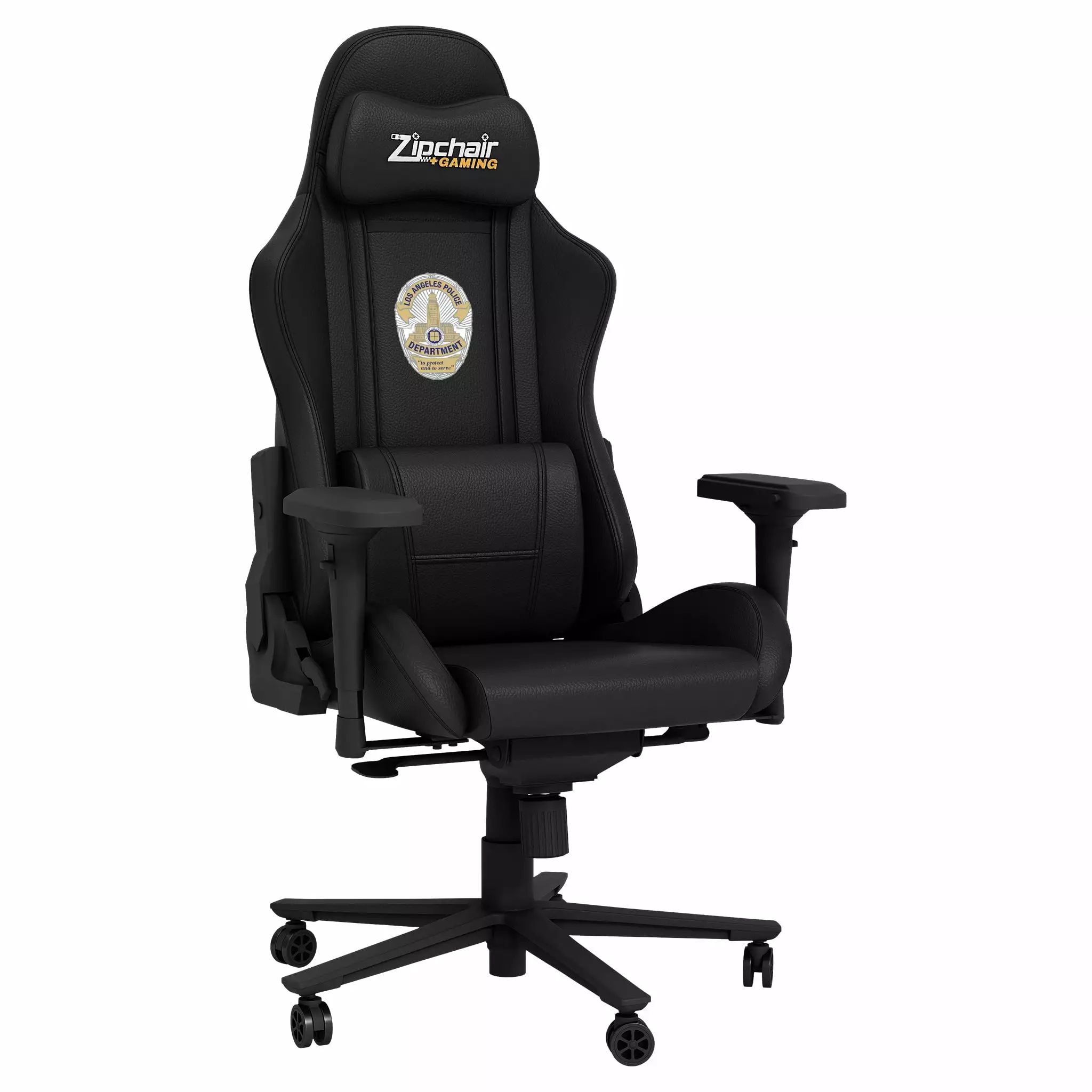Xpression Pro Gaming Chair LAPD Badge Logo - Adjustable Racing Style Computer Chair DreamSeat