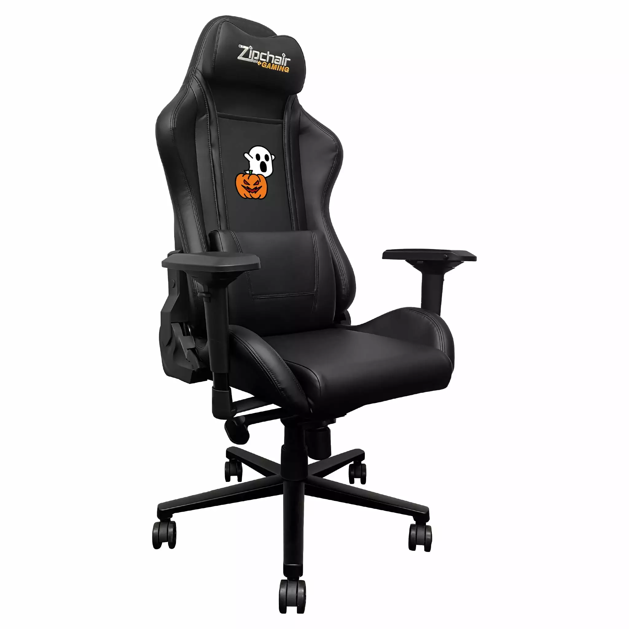 Xpression Pro Gaming Chair Spooky Pumpkin Patch Logo - Halloween Themed Gaming Chair DreamSeat