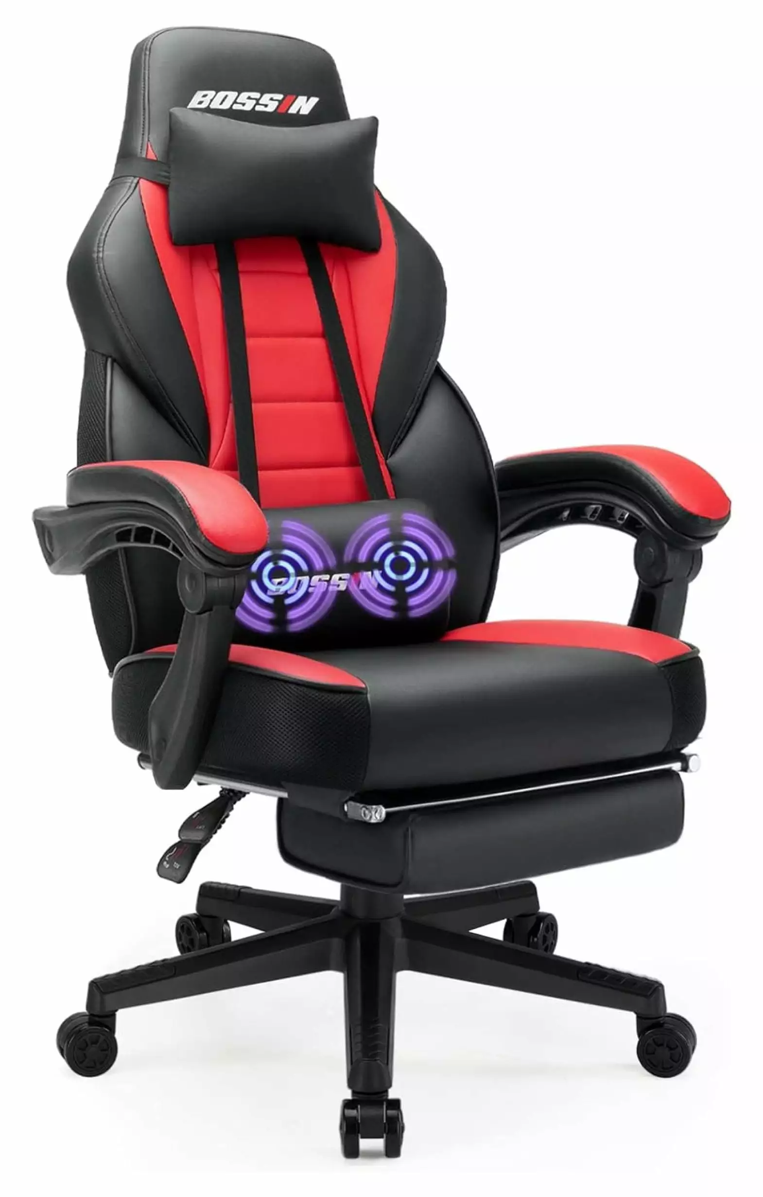 Drevy Video Game Chairs Footrest Gamer Chair Adults Big and Tall Gaming Chair 400lb Capacity Gaming Chairs Teens Racing St...