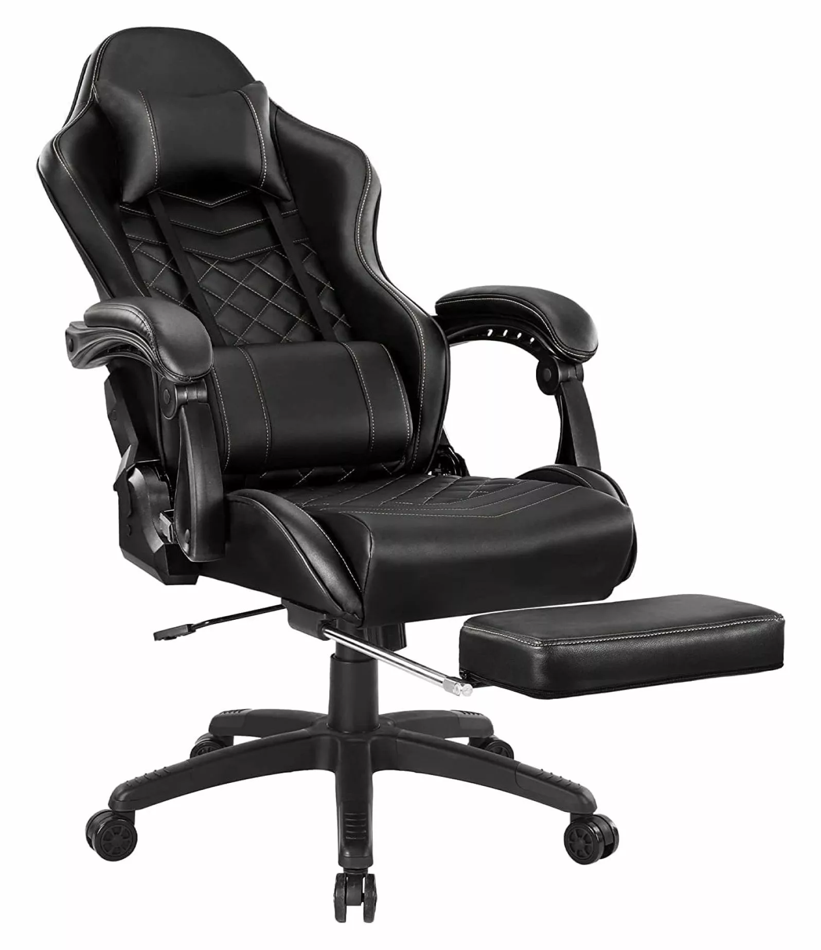 FEIZICRY Gaming Chair Adults 350lbs Ergonomic Office Chair Footrest Adjustable Armrest High Back Computer Gaming Chair Mas...