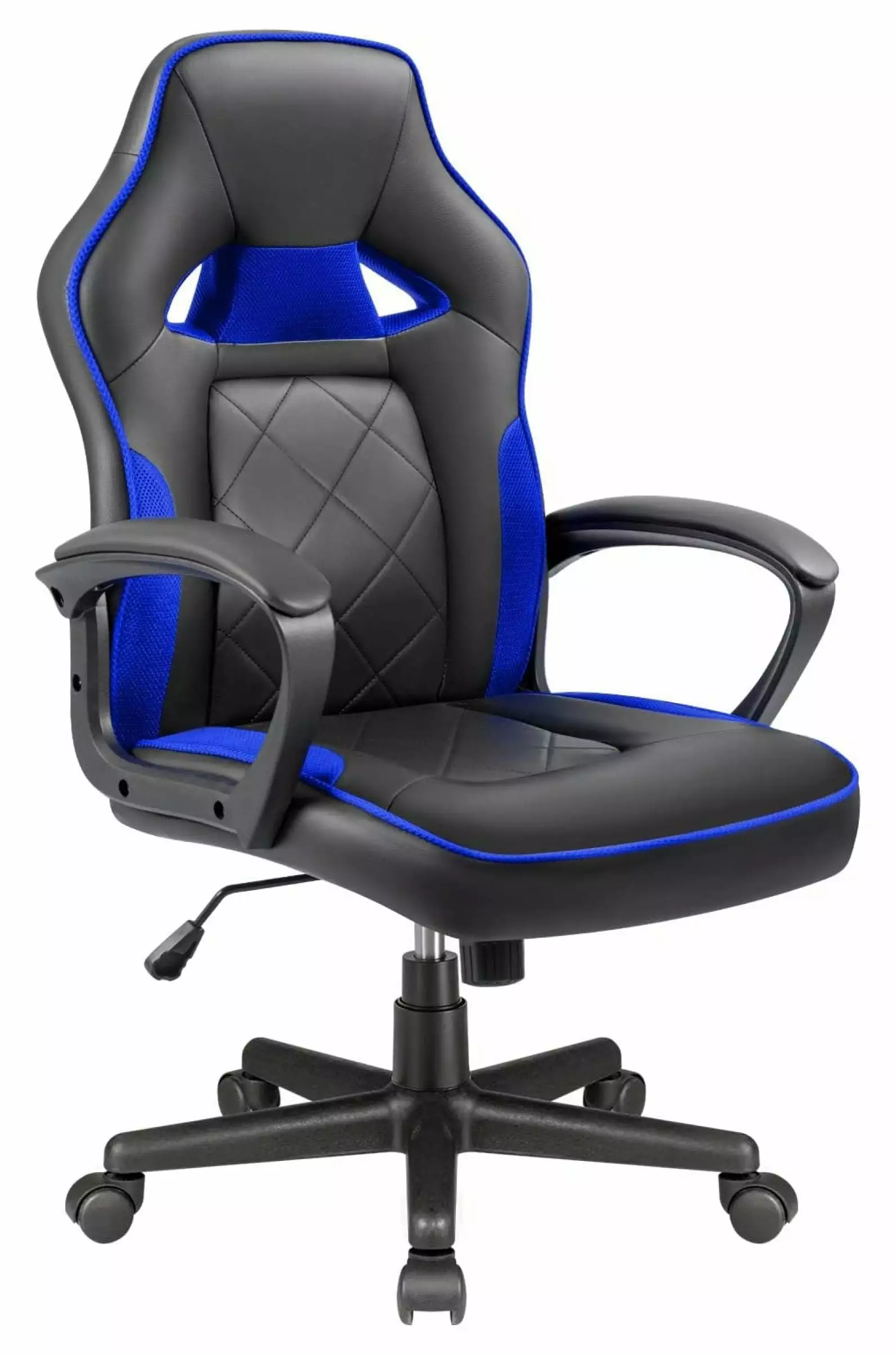 FEIZICRY Leather Gaming Chair Office Desk Chair Racing Video Game Chair High Back Executive Computer Chair Lumbar Support ...