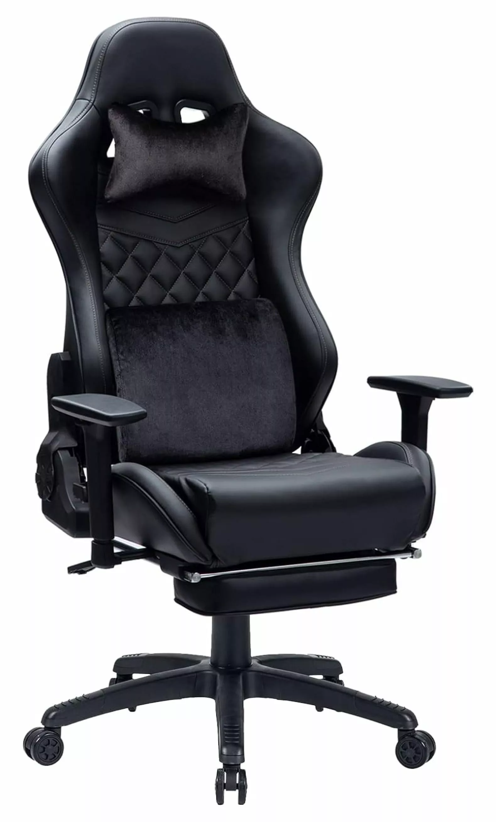 Gaming Chair Adults 350LBS Reinforced Base Thickened Seat Cushion Adjustable Armrest Ergonomic Office Computer Chair Memor...