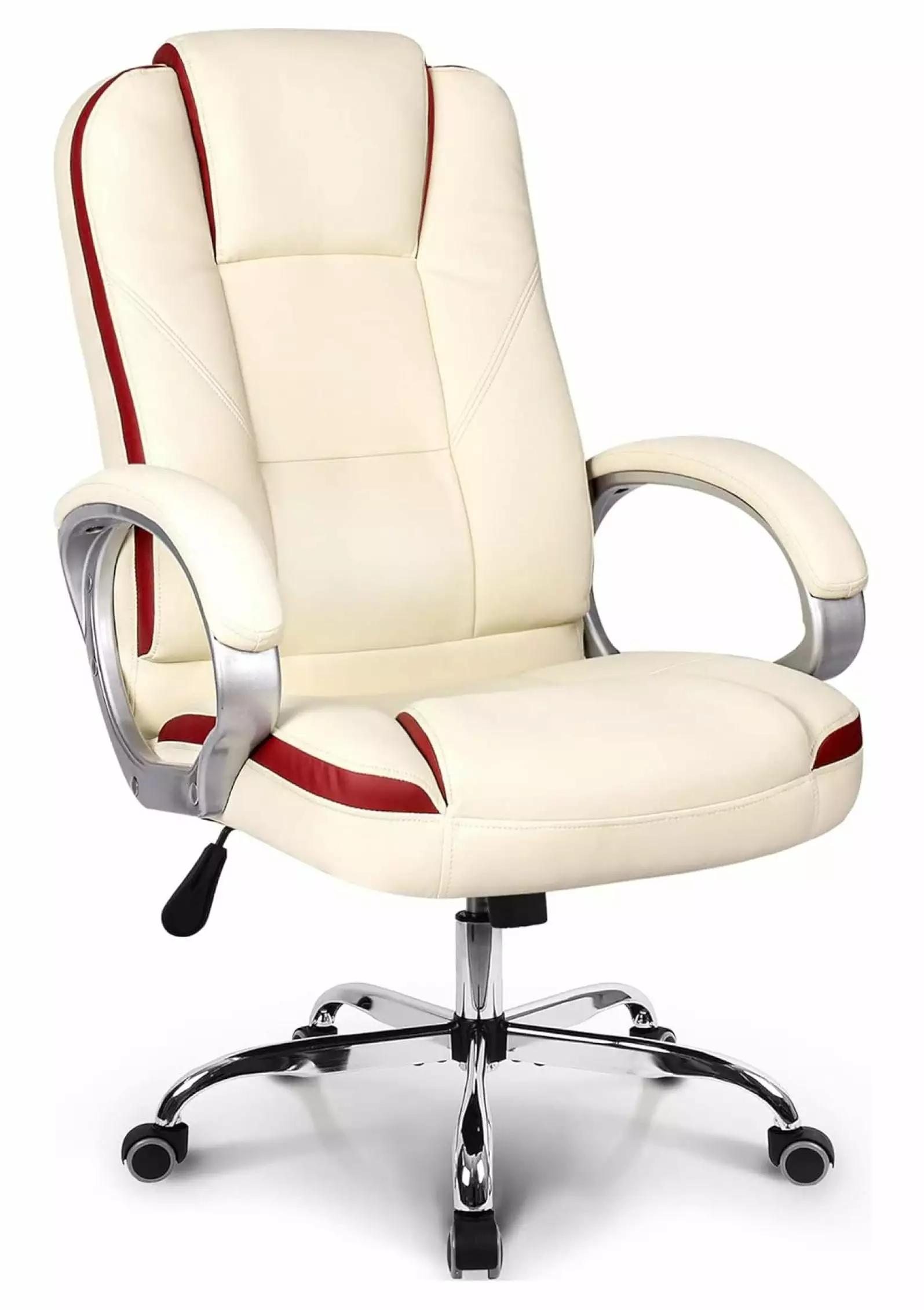Office Computer Desk Gaming Chair Ergonomic High Back Cushion Lumbar Support and Wheels Jet Black Generic